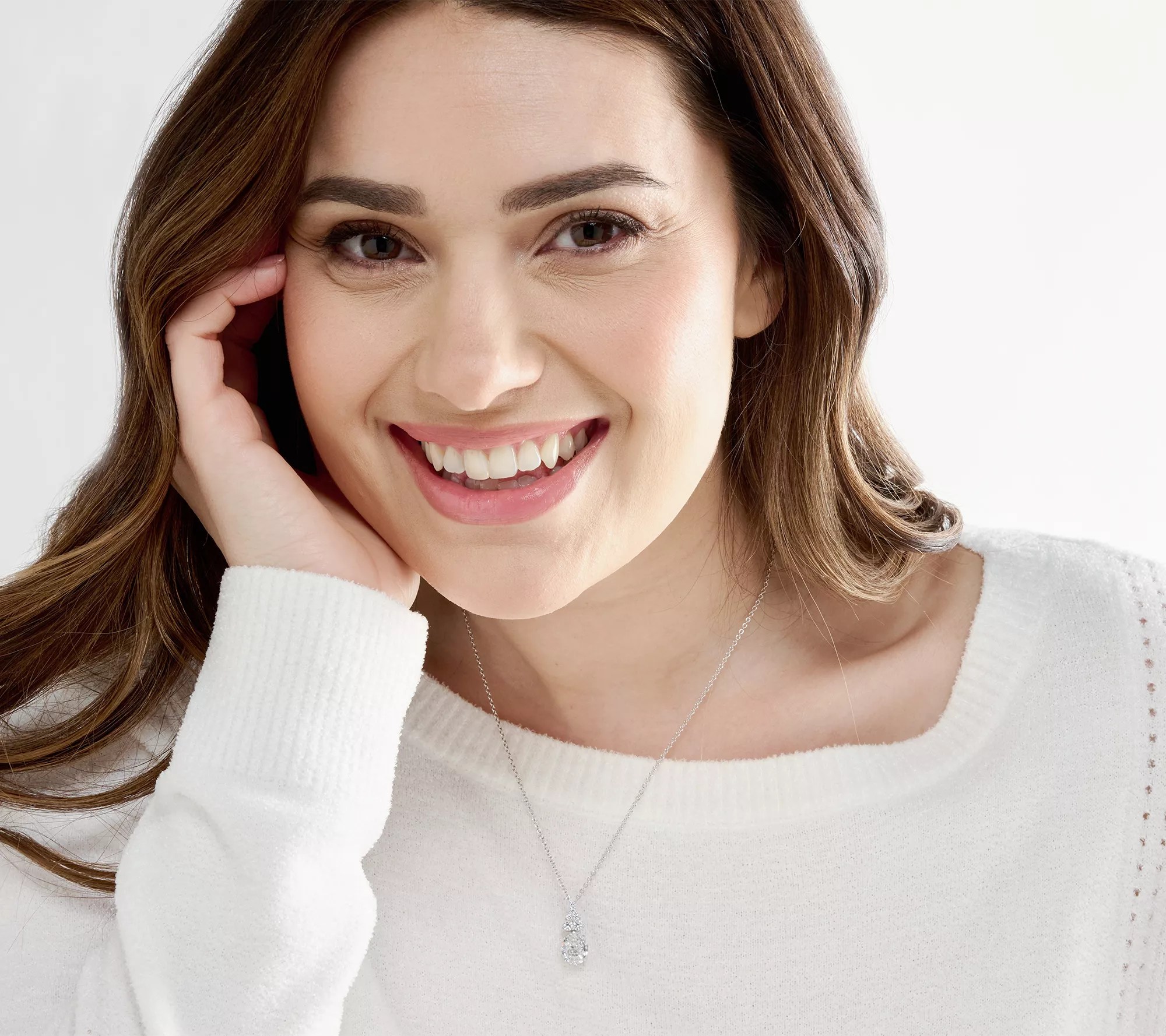 Diamonique x Kathy Levine Grand Sancy Perpetual Necklace