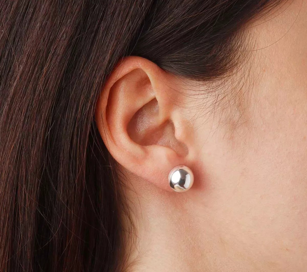 UltraFine Silver 8mm Ball Stud Earrings