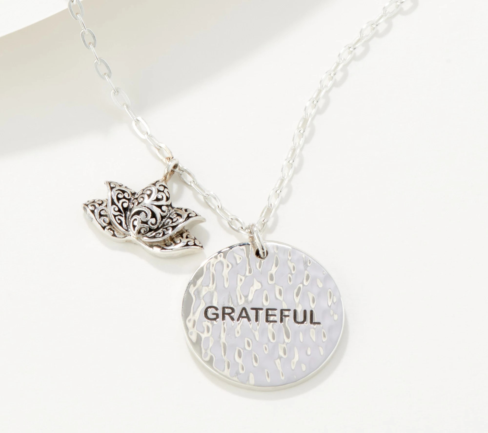 Lois Hill Sterling Silver Inspirational Charms Necklace