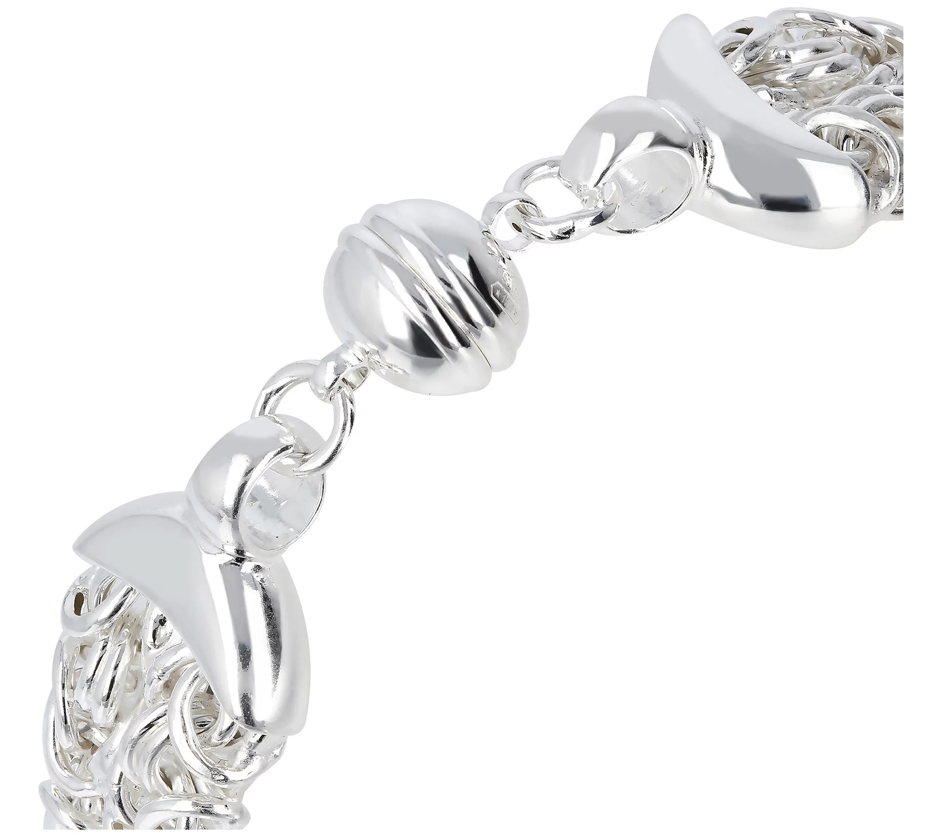 UltraFine Silver Byzantine Bracelet