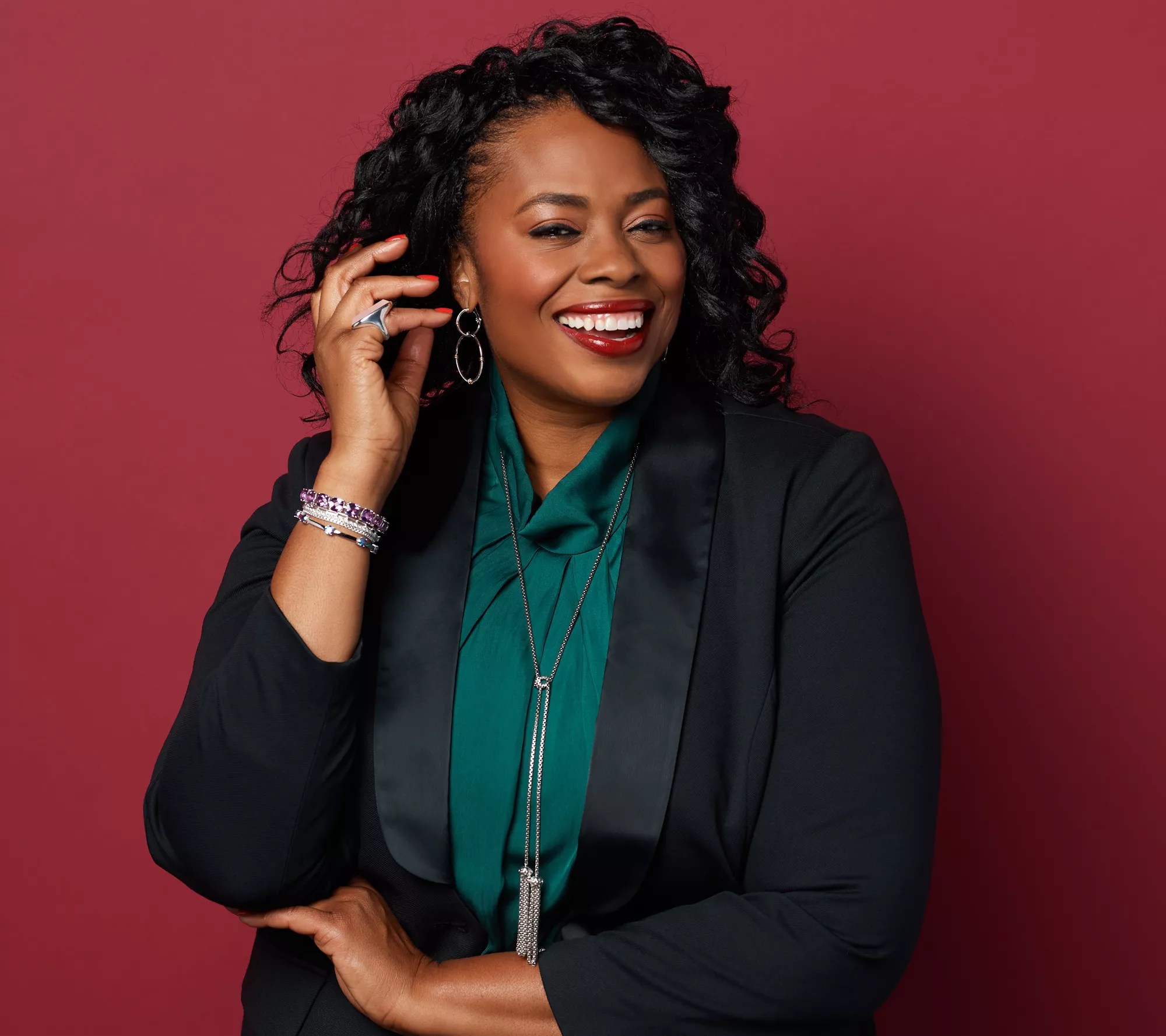 JAI Sterling Silver Box Chain Tassel Necklace 40.0g