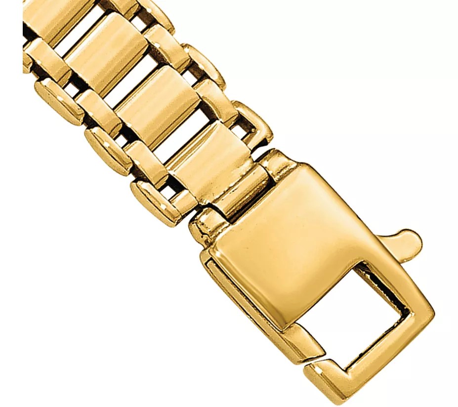 Italian Gold Watch Link Bracelet, 14K, 19.6g