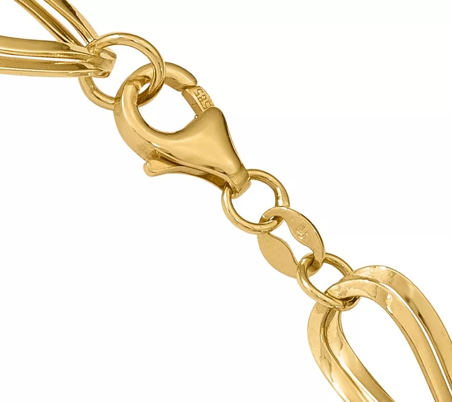 Italian Gold Y Necklace 14K, 12.4g