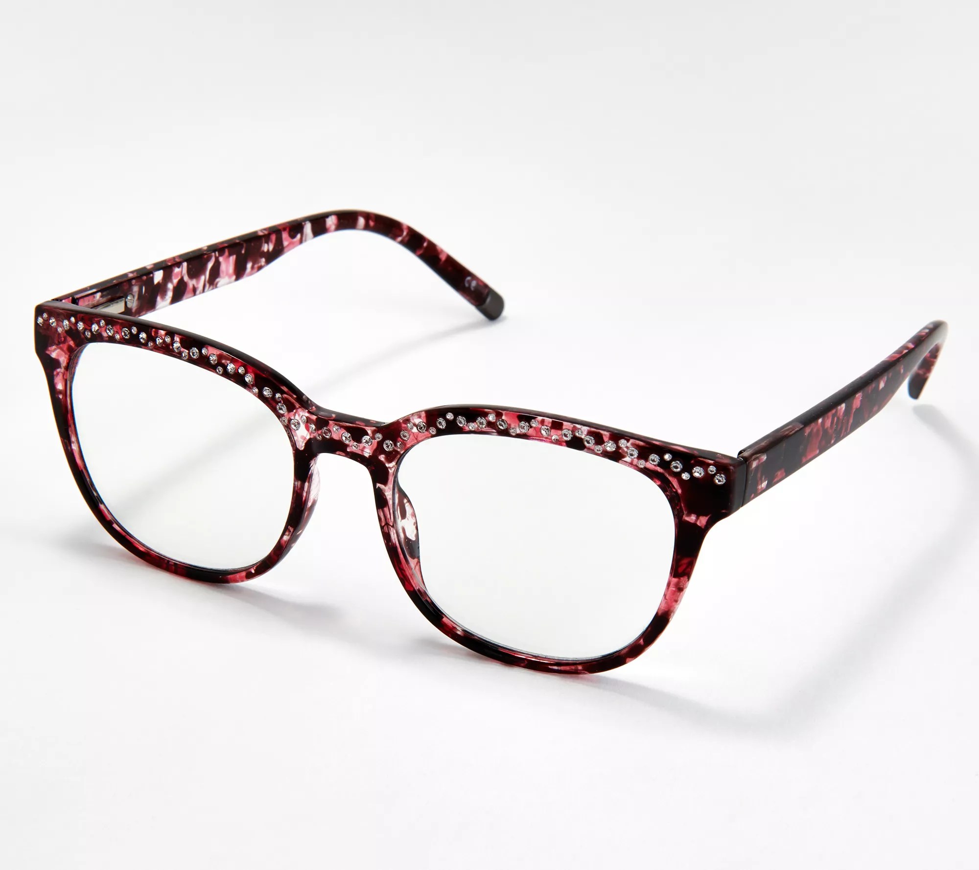 Diamonique Blue Light Blocking Reading Glasses Strength 02.5