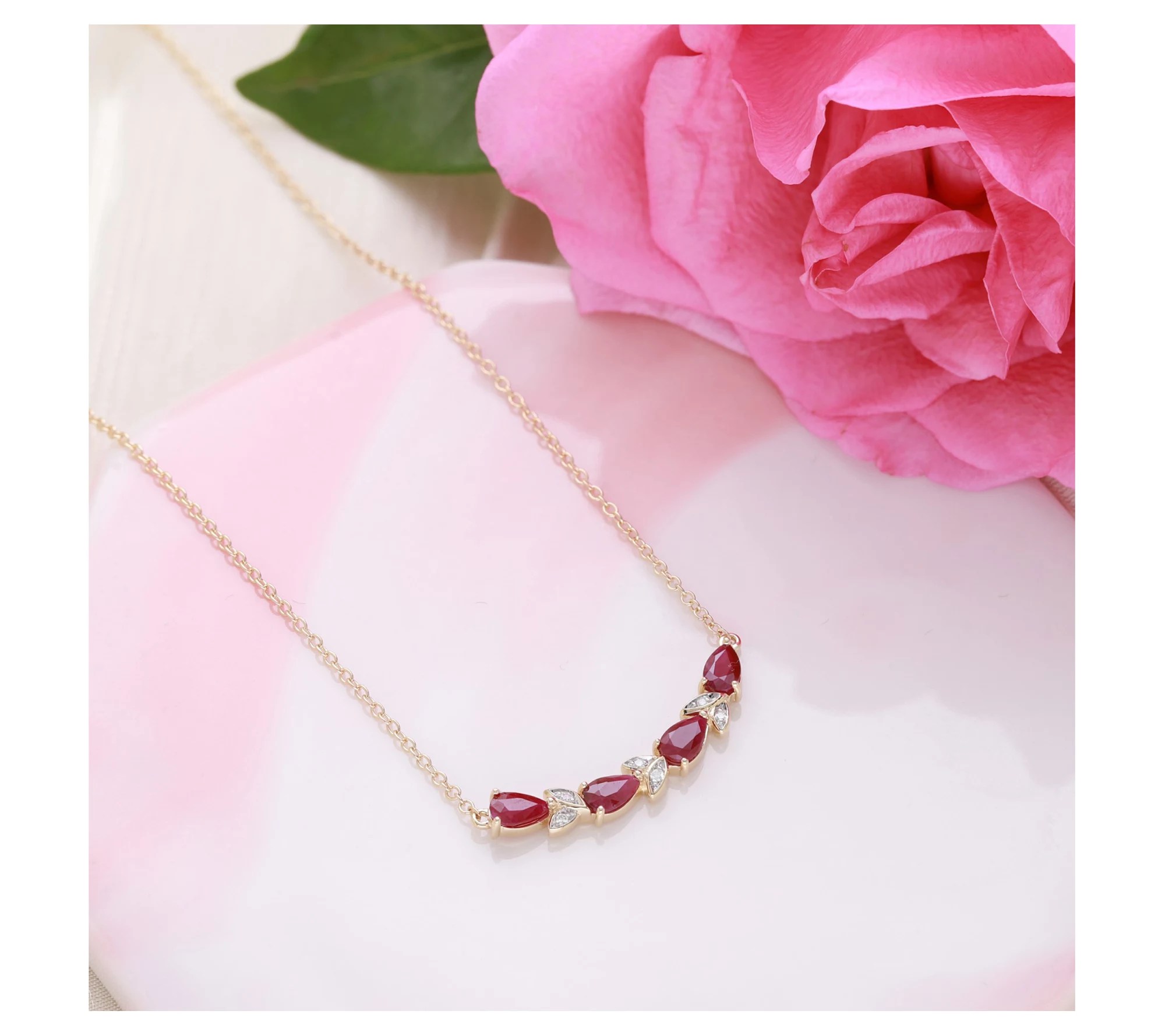 Ariva 14K Gold Gemstone & Diamond Sophie Necklace