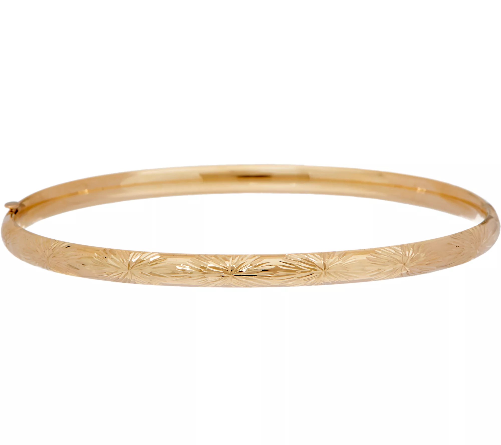 EternaGold 71/2" Bangle Bracelet 14K Gold, 4.2g