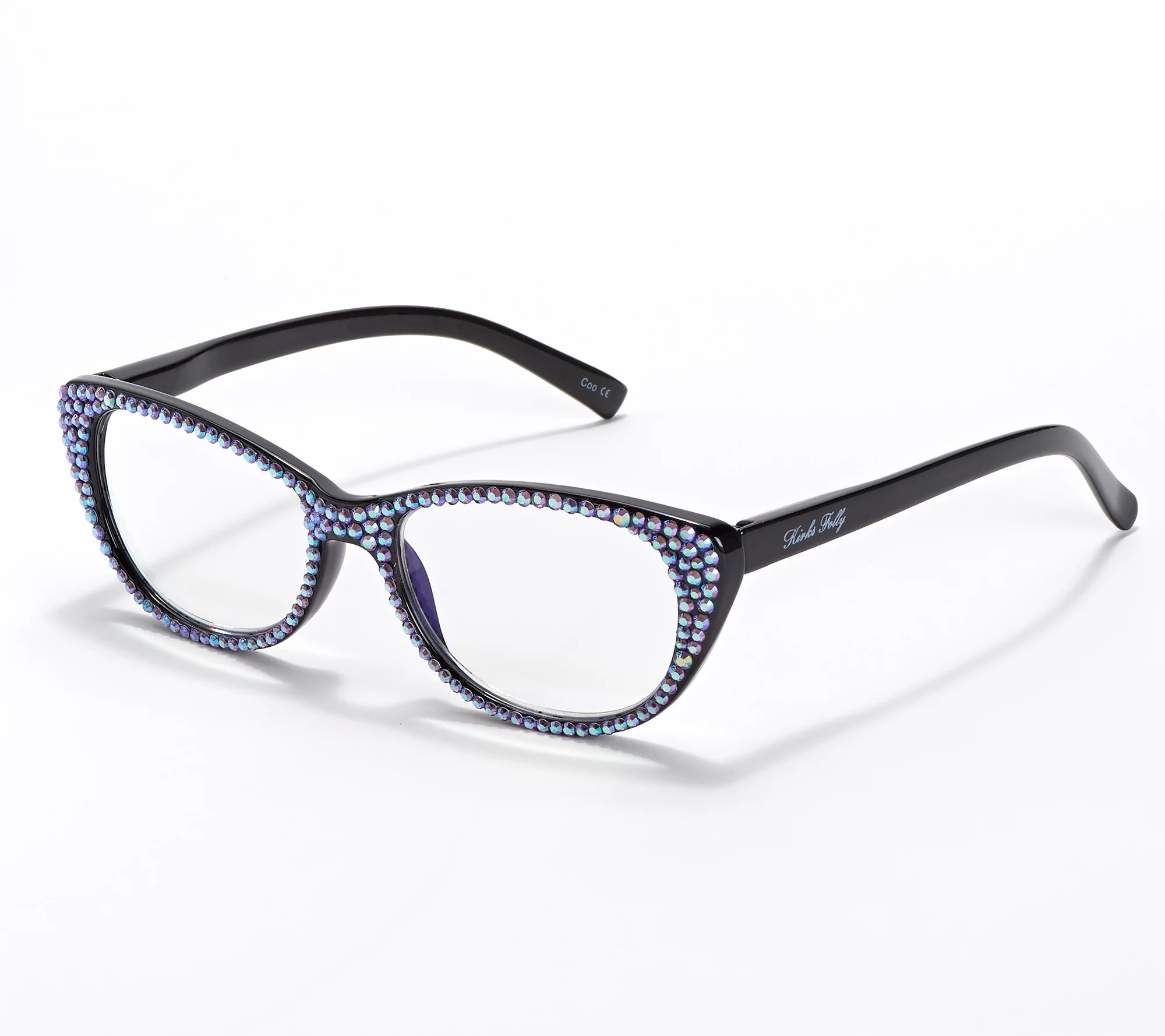 Kirks Folly Glamour BlueBlocking Reading Glasses Strength 33.5
