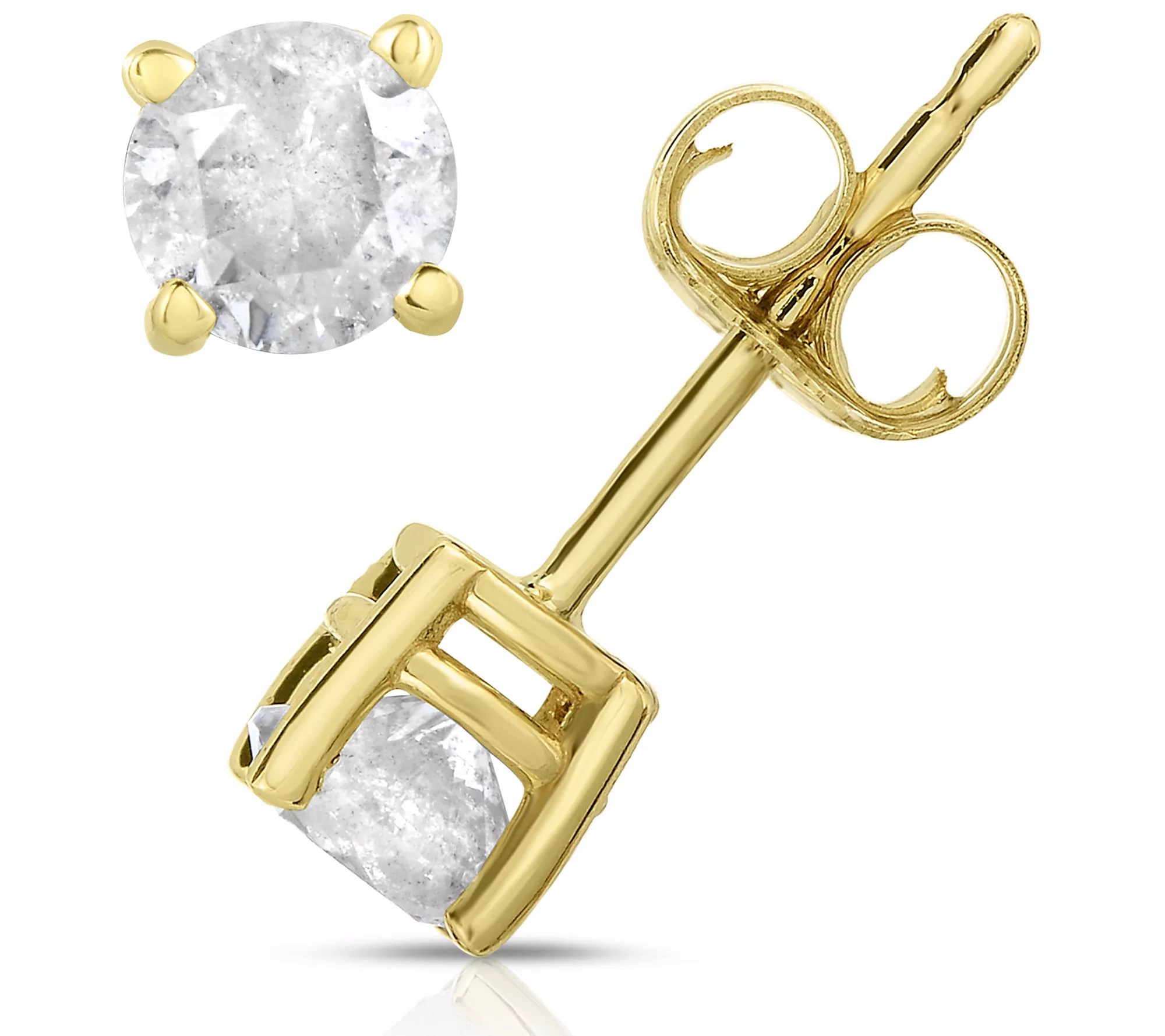 Affinity 0.50 cttw Diamond Stud Earrings, 14K Gold