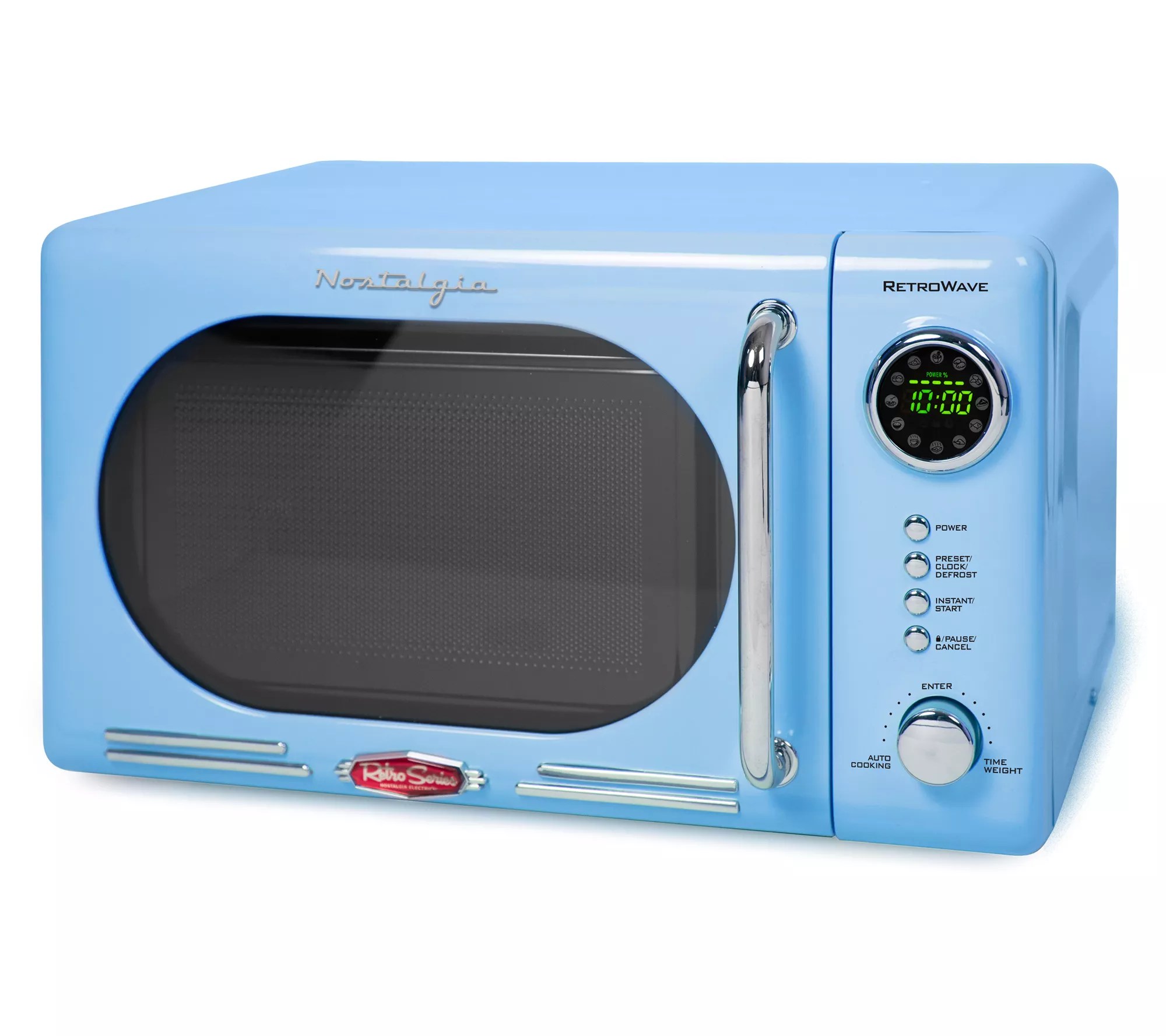 Nostalgia Retro 0.7 Cubic Foot Countertop Microwave