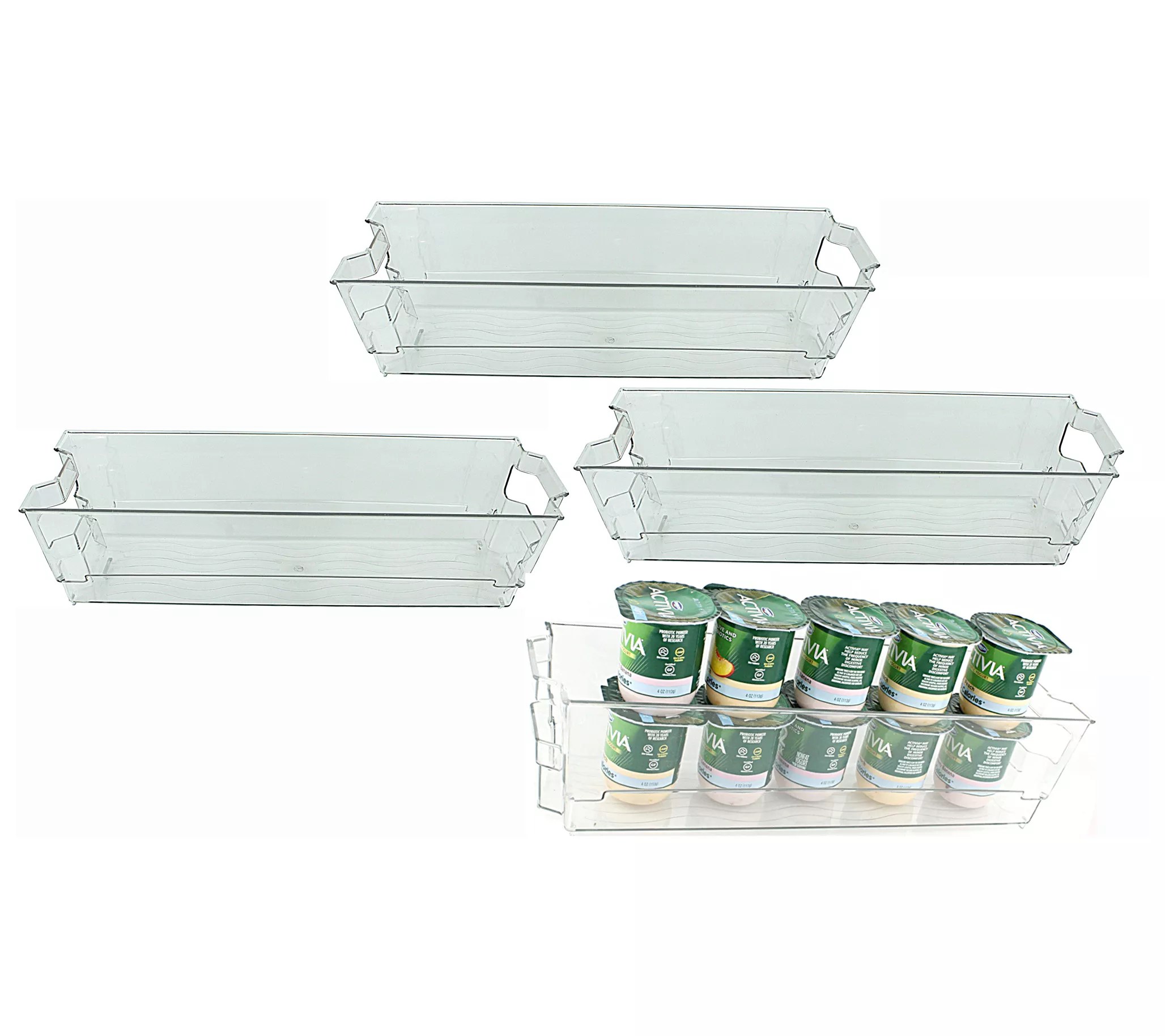 4PackStorage and Organizer Fridge Bins