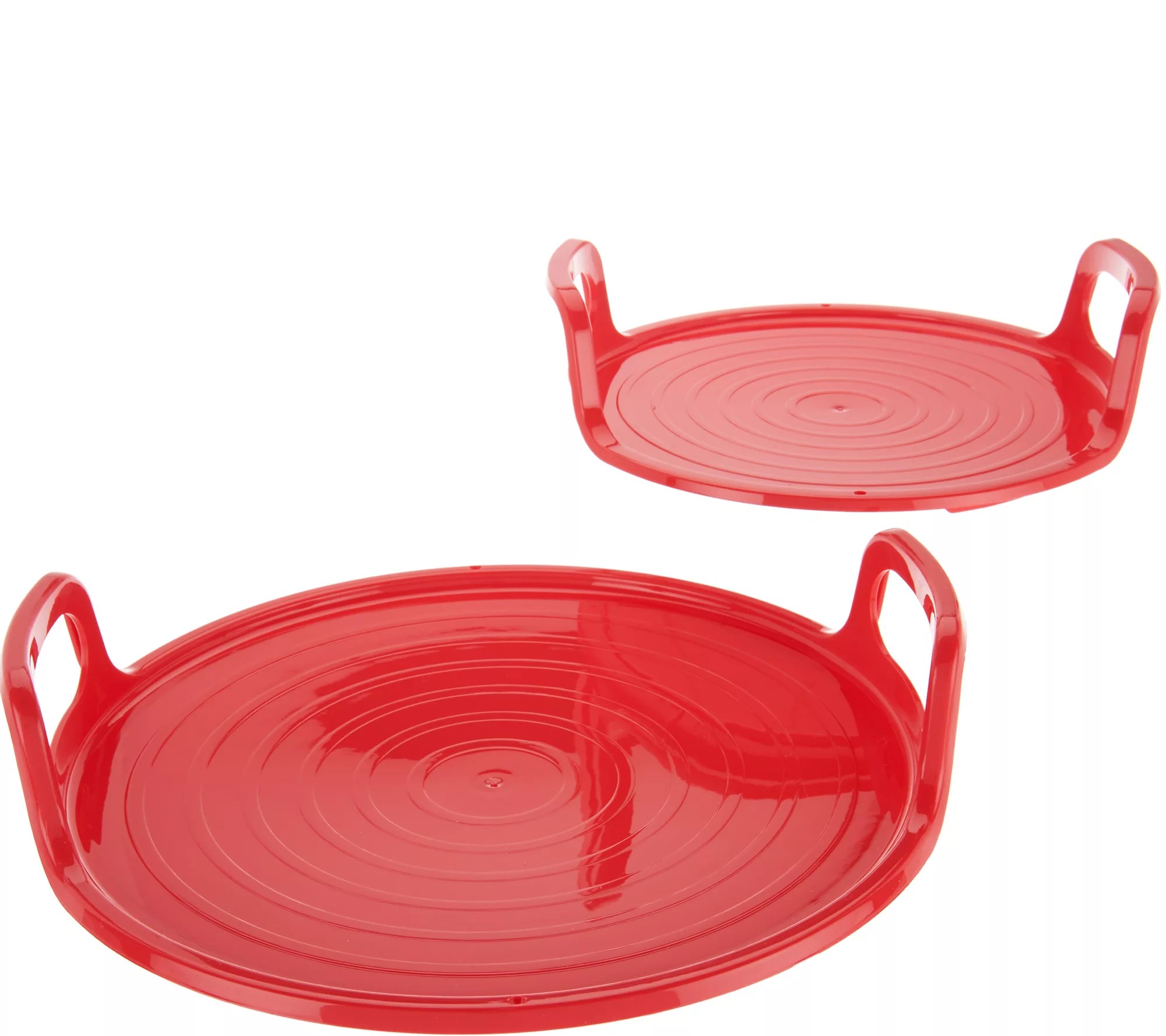 Cook's Essentials Set of 2 Nesting Microwave Trays