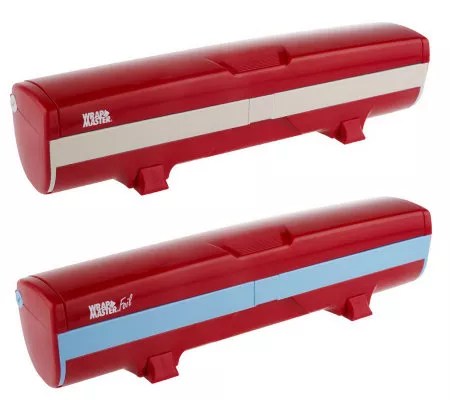 Set of 2 WrapMaster Plastic Wrap & Aluminum Foil Dispensers