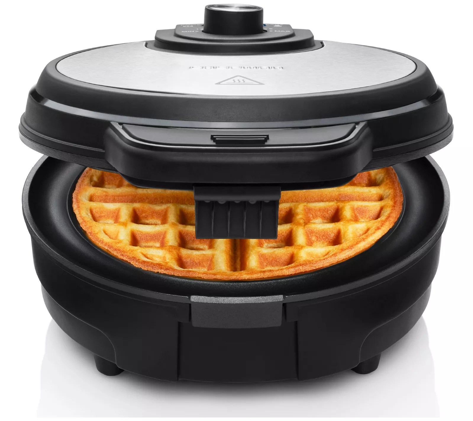 Chefman AntiOverflow Stainless Steel Belgian Waffle Maker