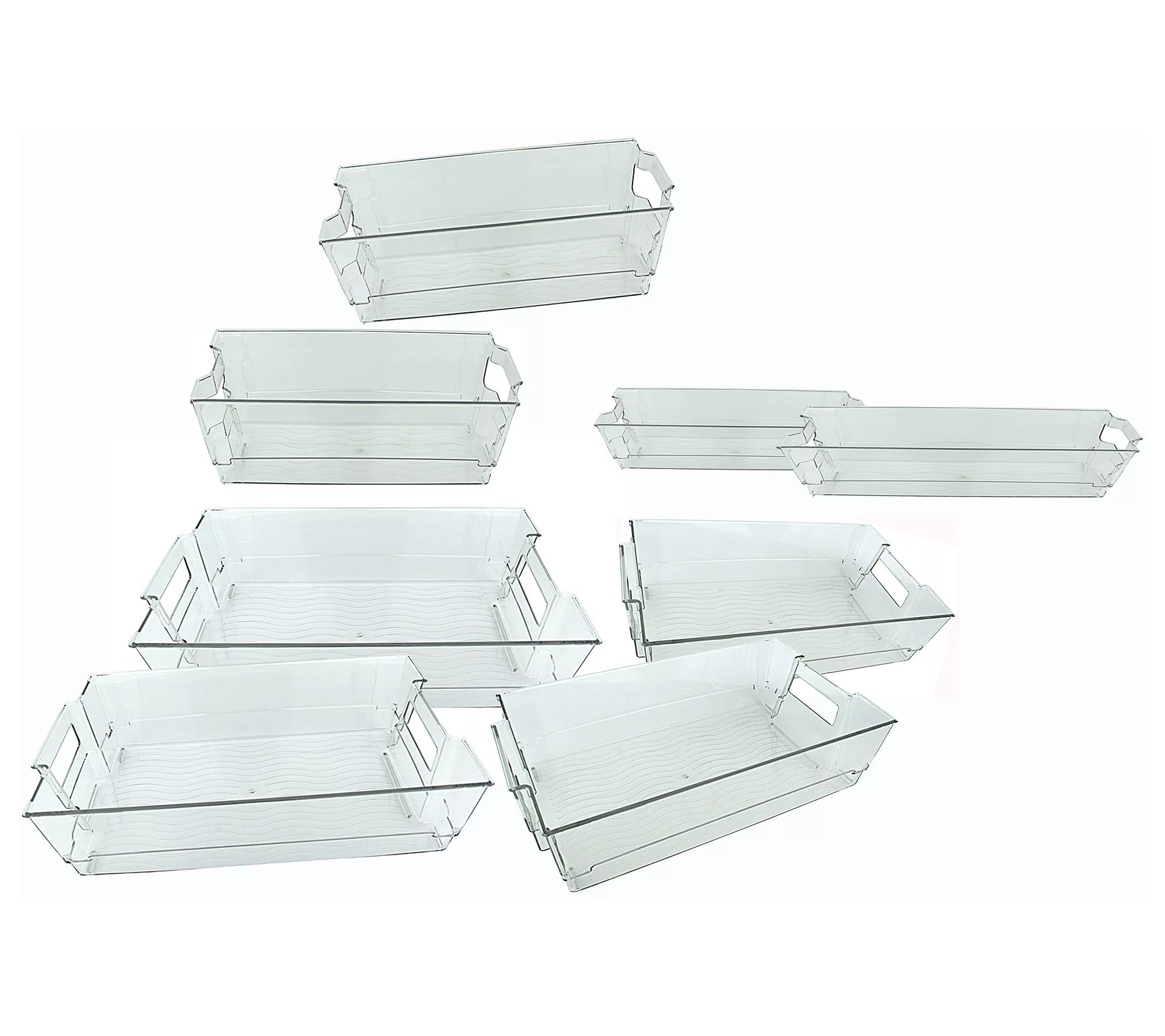 Go Green 8Piece Assorted Fridge Bins