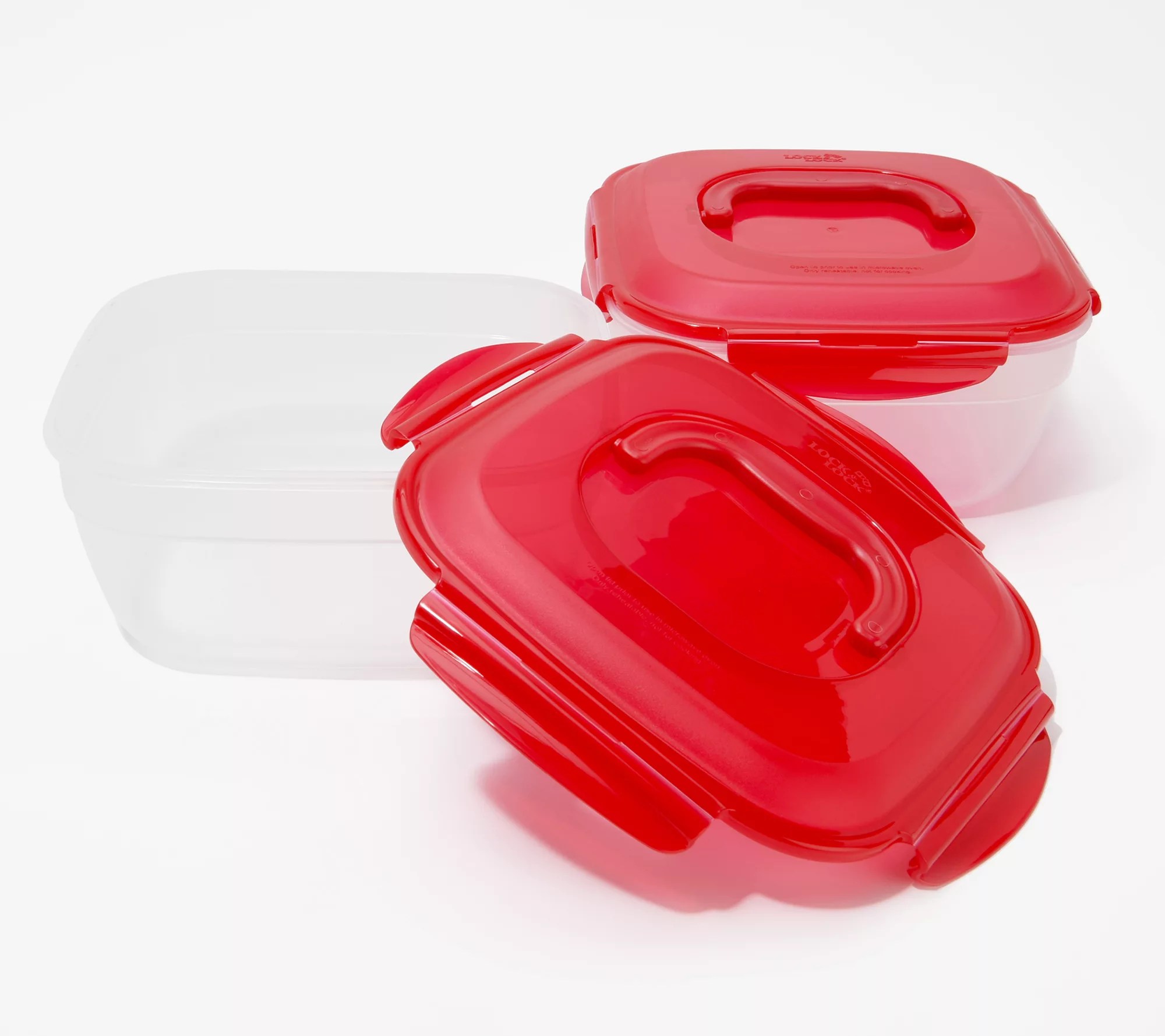 LocknLock Set of 2 XL Zen Containers with Handle Lids