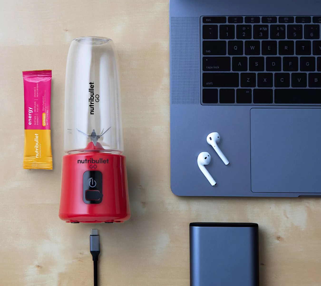 Nutribullet Go Compact 13oz Rechargeable Portable Blender