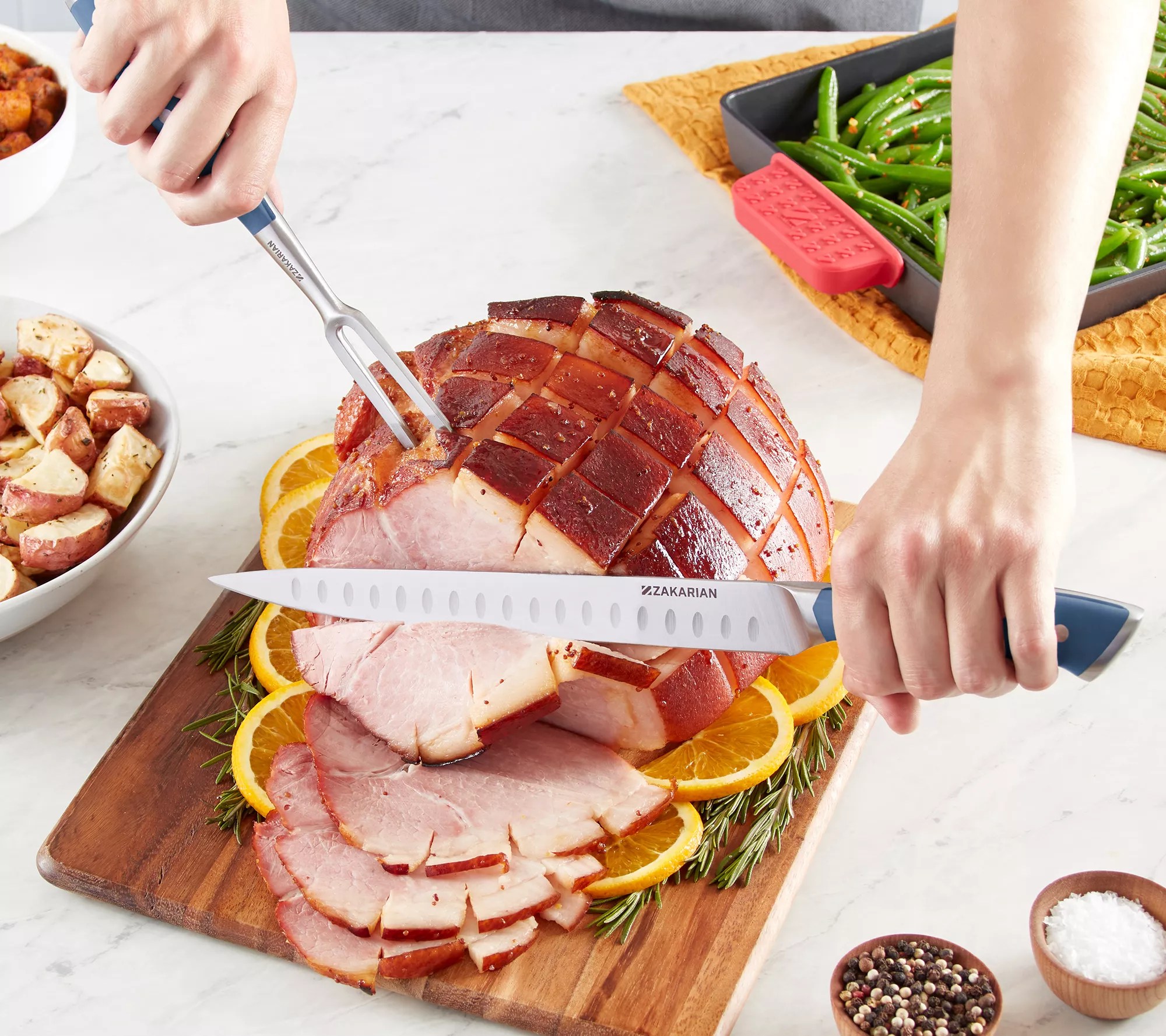 Zakarian by Dash 2Piece Carving Knife Set