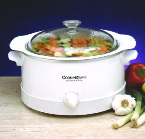 Corningware French White 4-Quart Slow Cooker — QVC.com