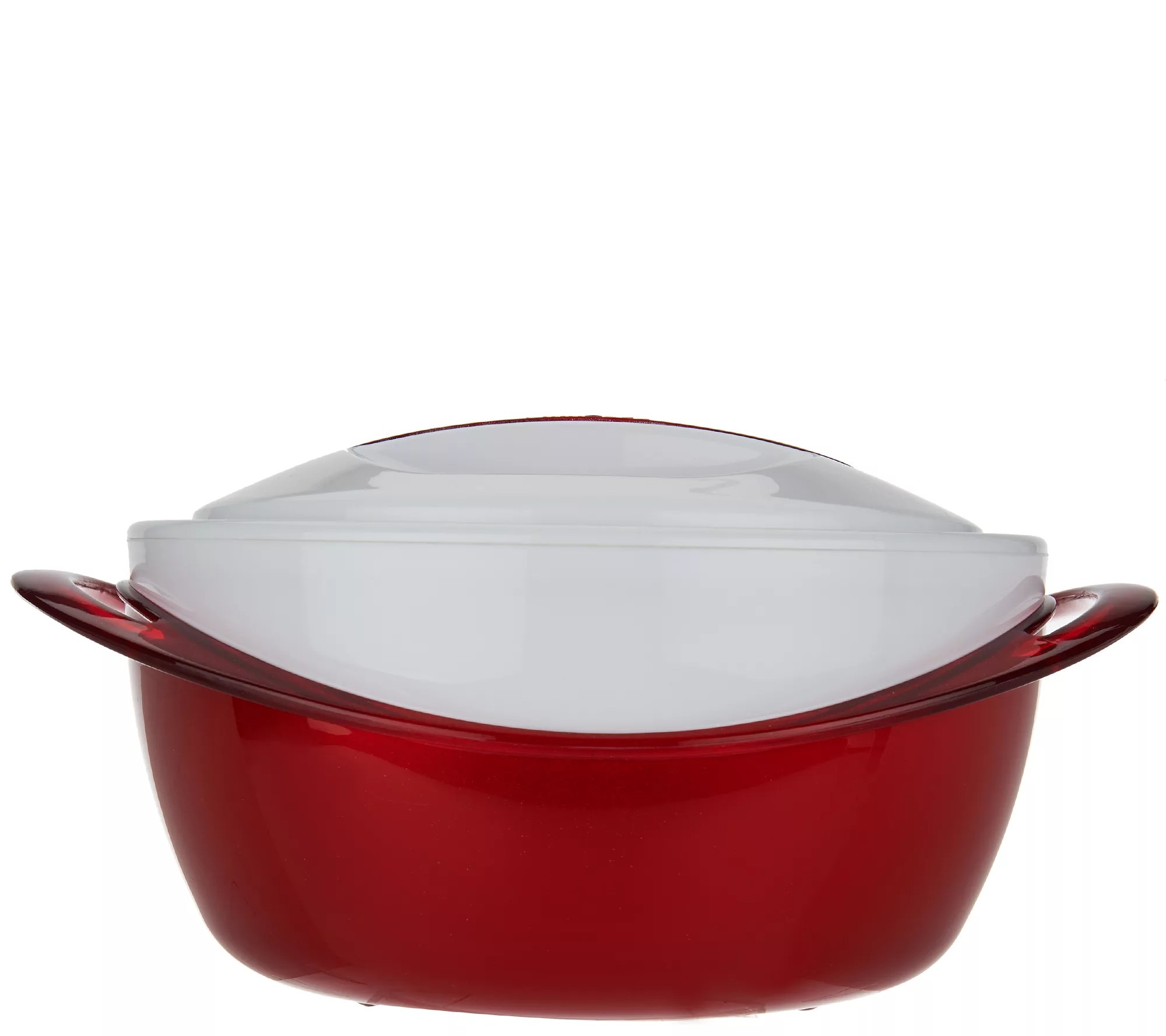 Set of 2 Thermal Hot/Cold Serving Bowls w/Lids