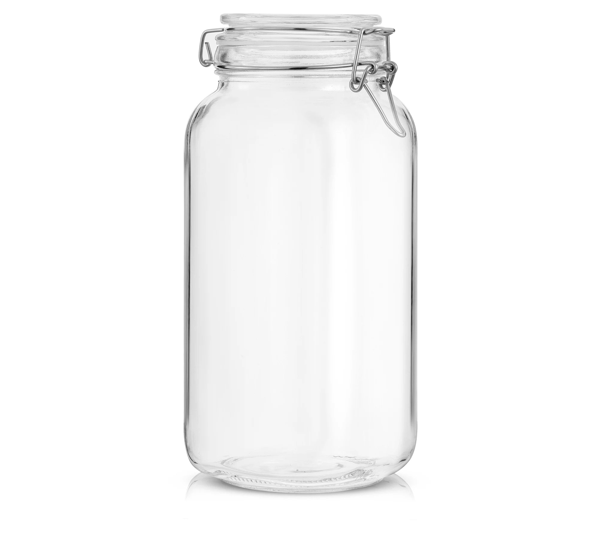 JoyJolt Glass Jars Storage Canister with Lids 78 oz