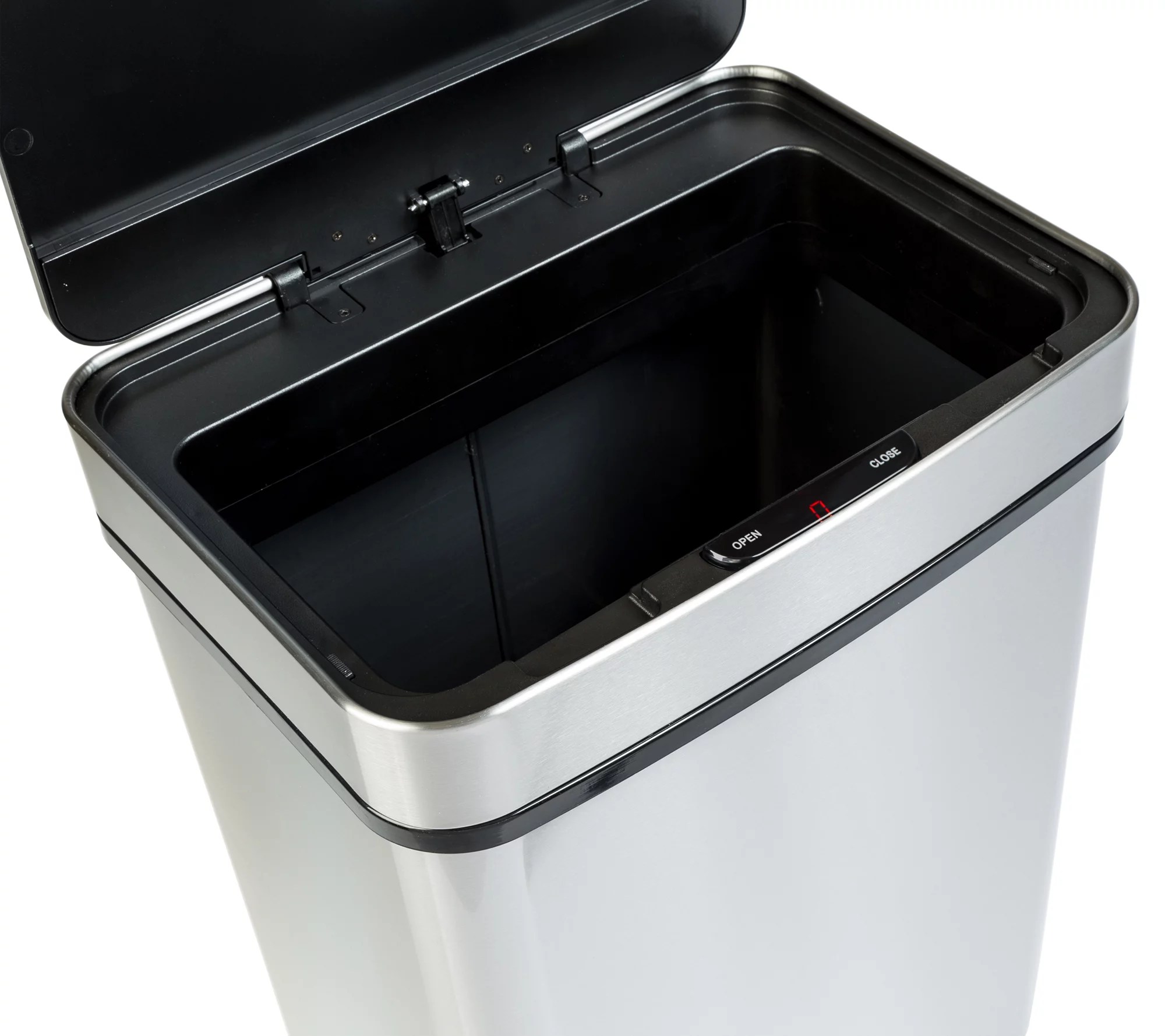 HoneyCanDo 50Liter Trash Can with Motion Sensor