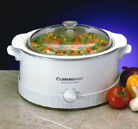 Corningware French White 6-Quart Slow Cooker — QVC.com