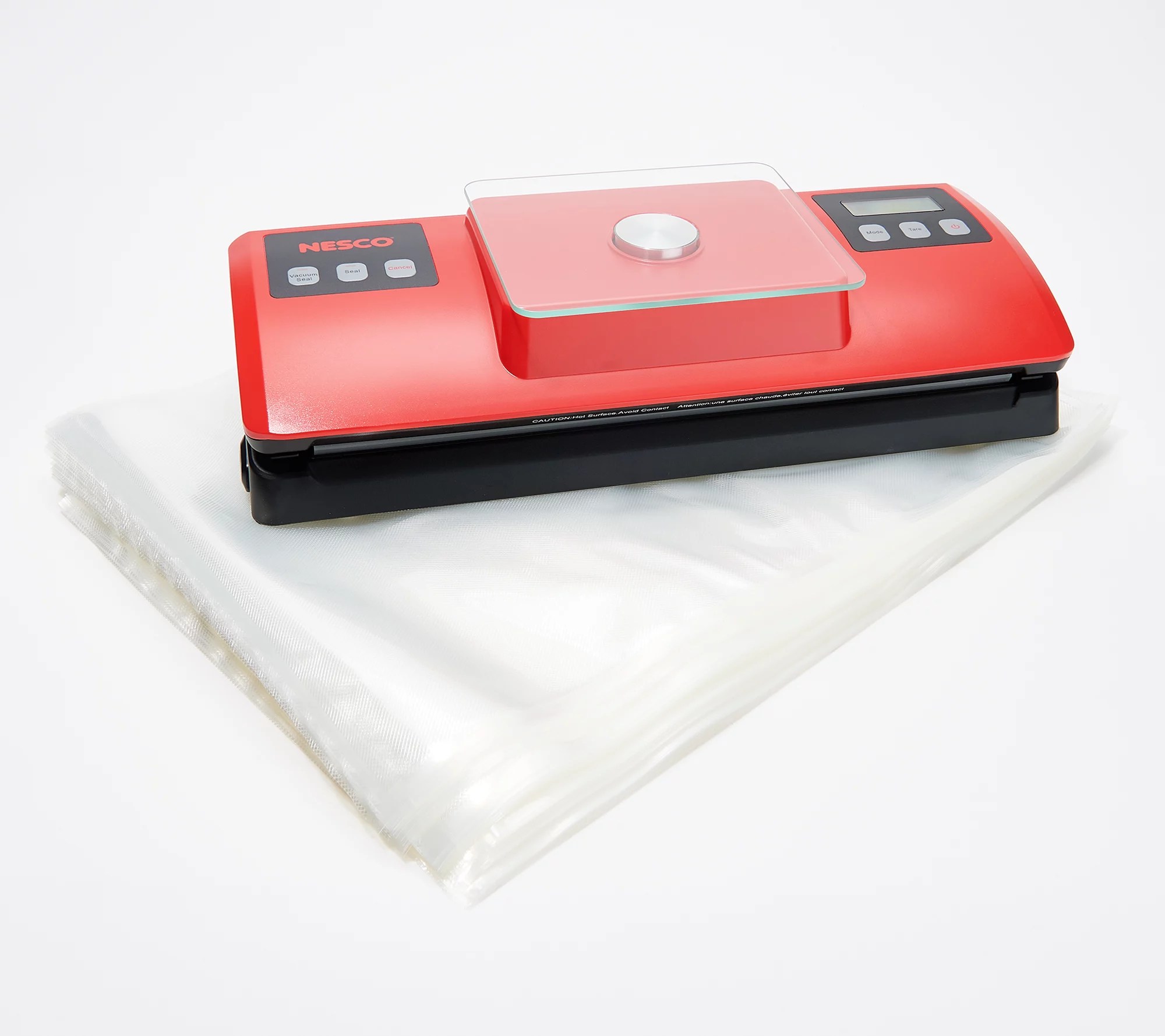 Nesco Vacuum Sealer with Food Scale and 50 Gallon Bags