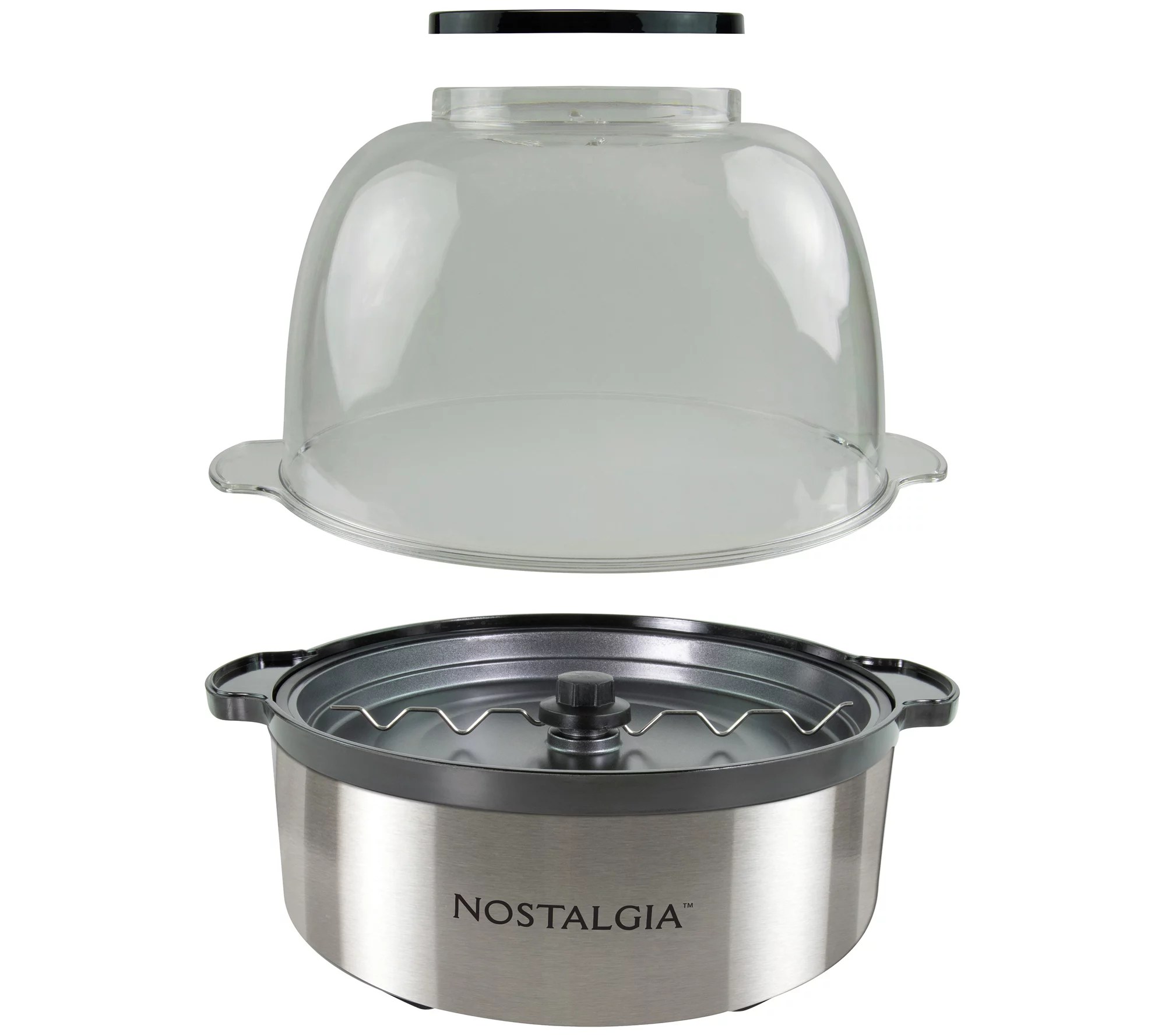 Nostalgia 6 Quart Stainless Steel Stirring Popcorn Popper
