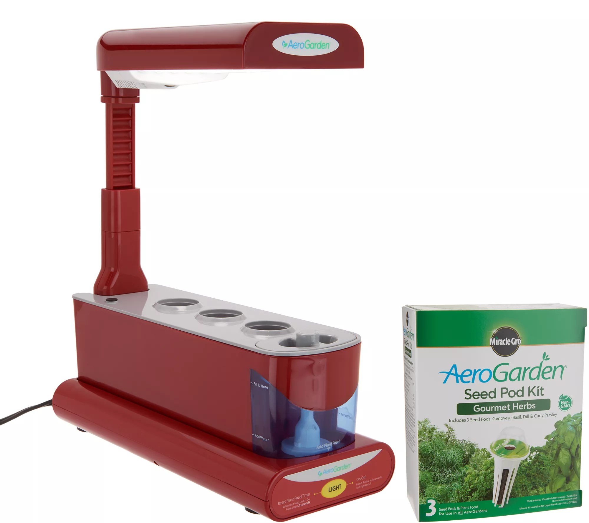 MiracleGro AeroGarden Sprout 3Pod Garden with Herb Seed Kit