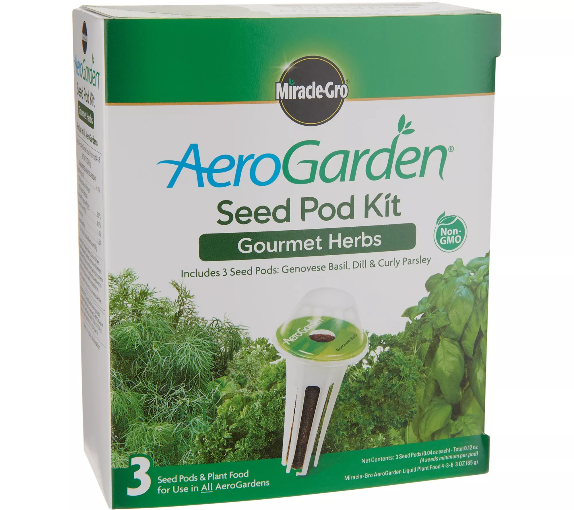 MiracleGro AeroGarden Sprout 3Pod Garden with Herb Seed Kit