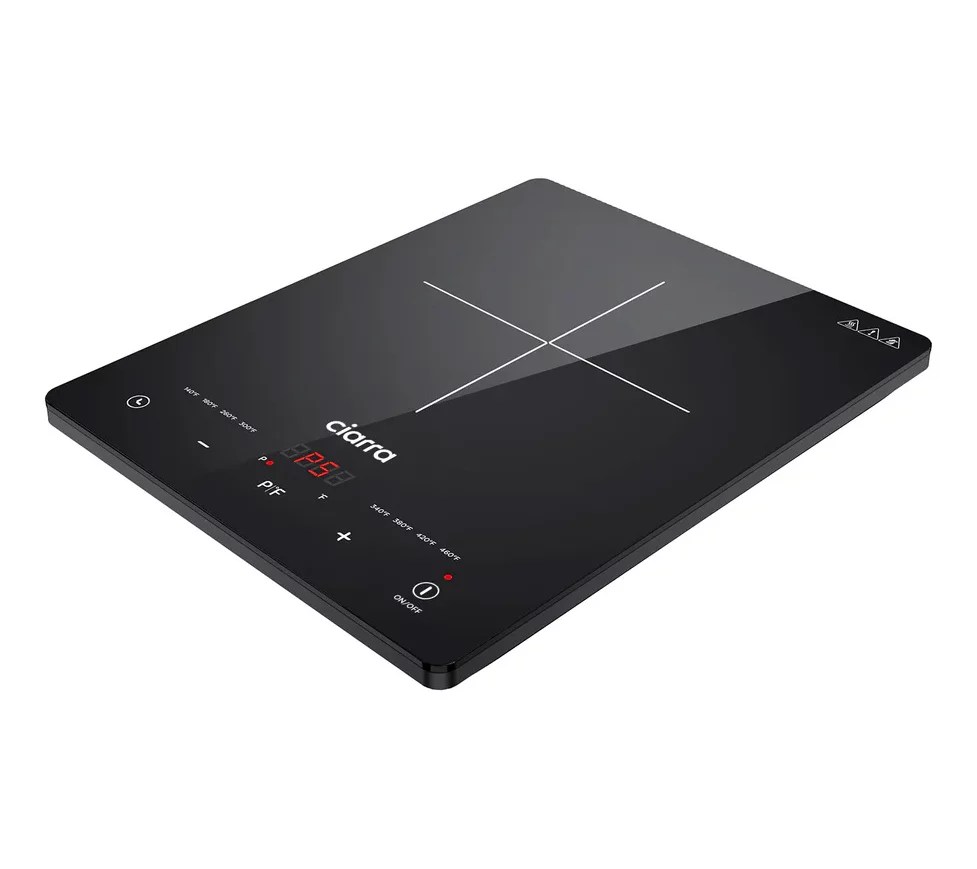 Ciarra Portable Induction Cooktop 1800W With Touch Control - QVC.com
