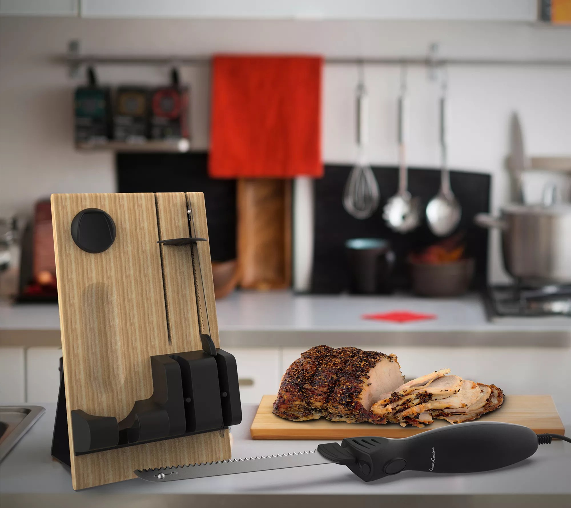 Classic Cuisine Electric Carving Knife SetStainless Steel