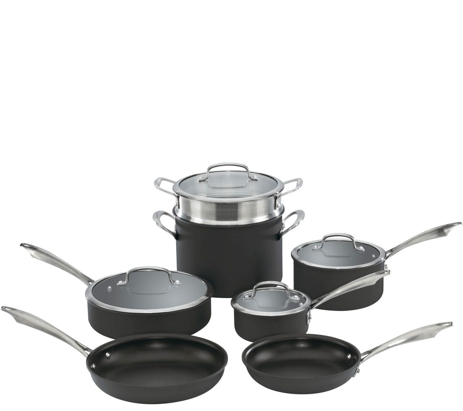 Cuisinart HardAnodized Nonstick 11Piece Cookware Set