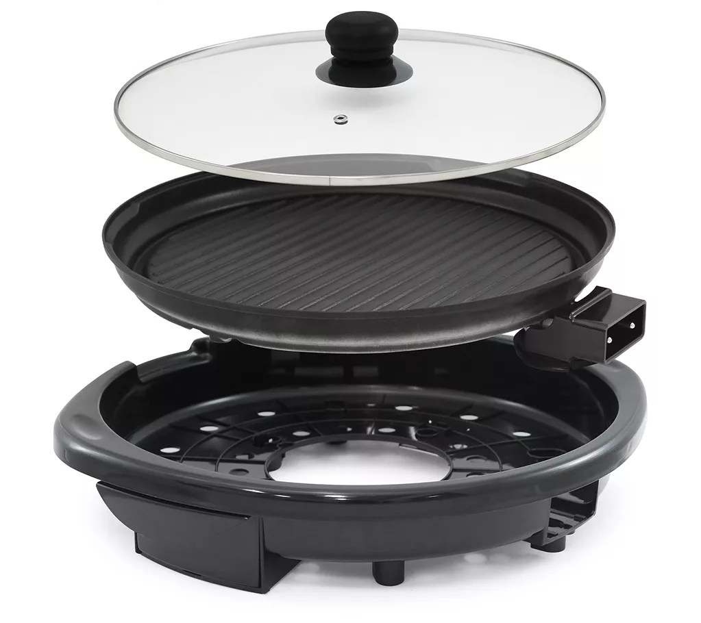 Elite Gourmet EMG980B 14In. Electric Indoor Grill Black