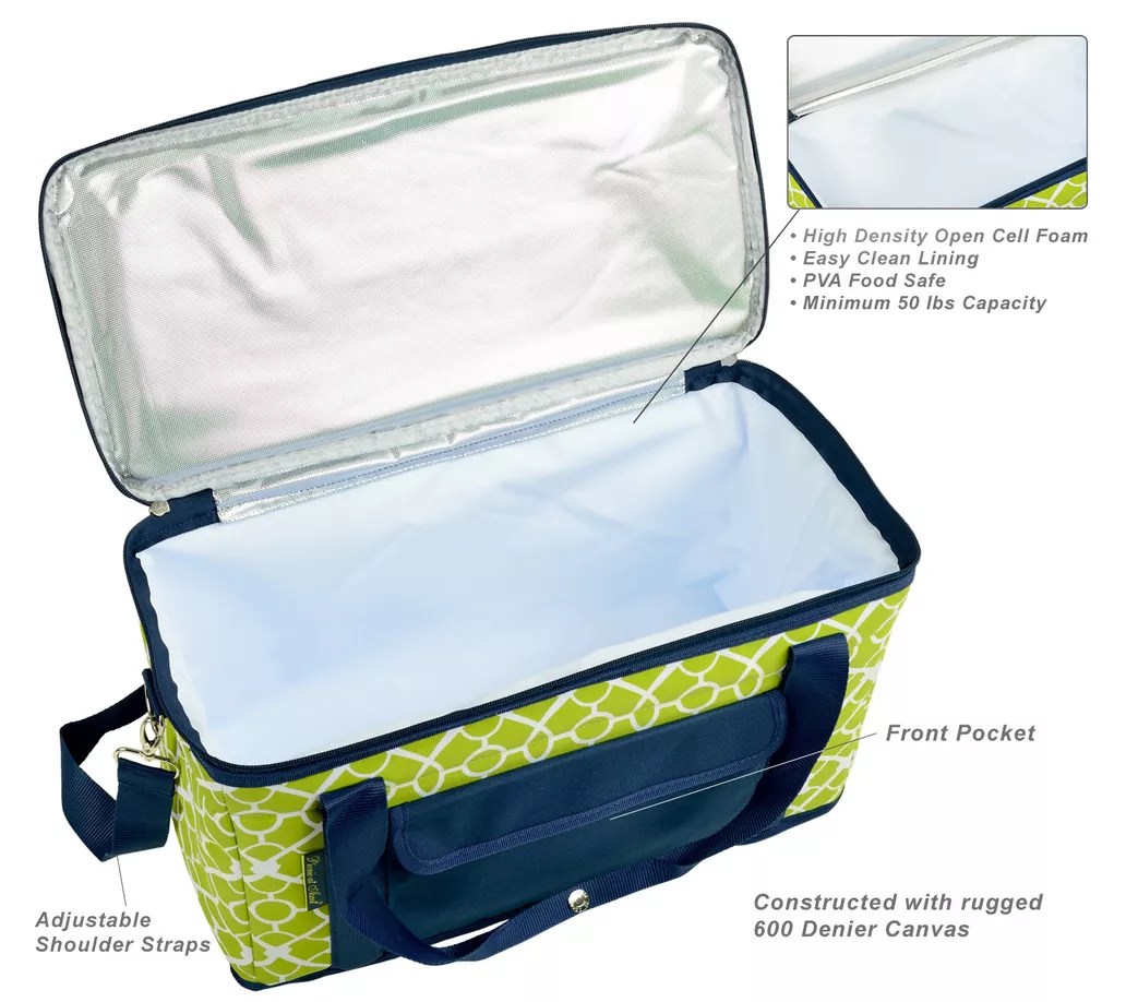 Picnic at Ascot Ultimate 24qt Collapsible Cooler Trellis