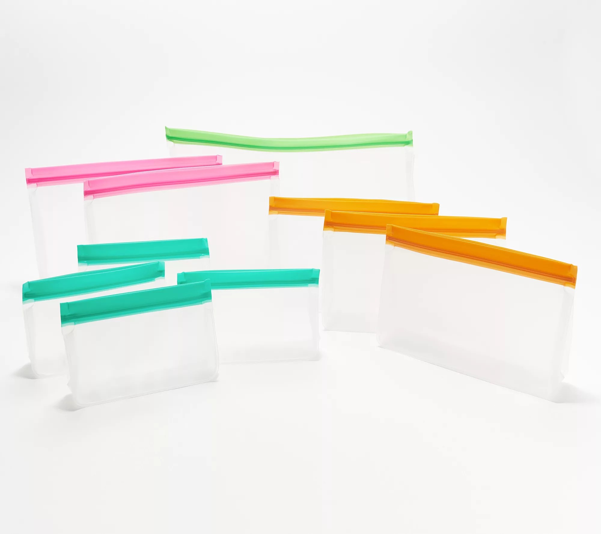 "As Is" Ecolution 10Pc Reusable Stand Up Food Storage Bags