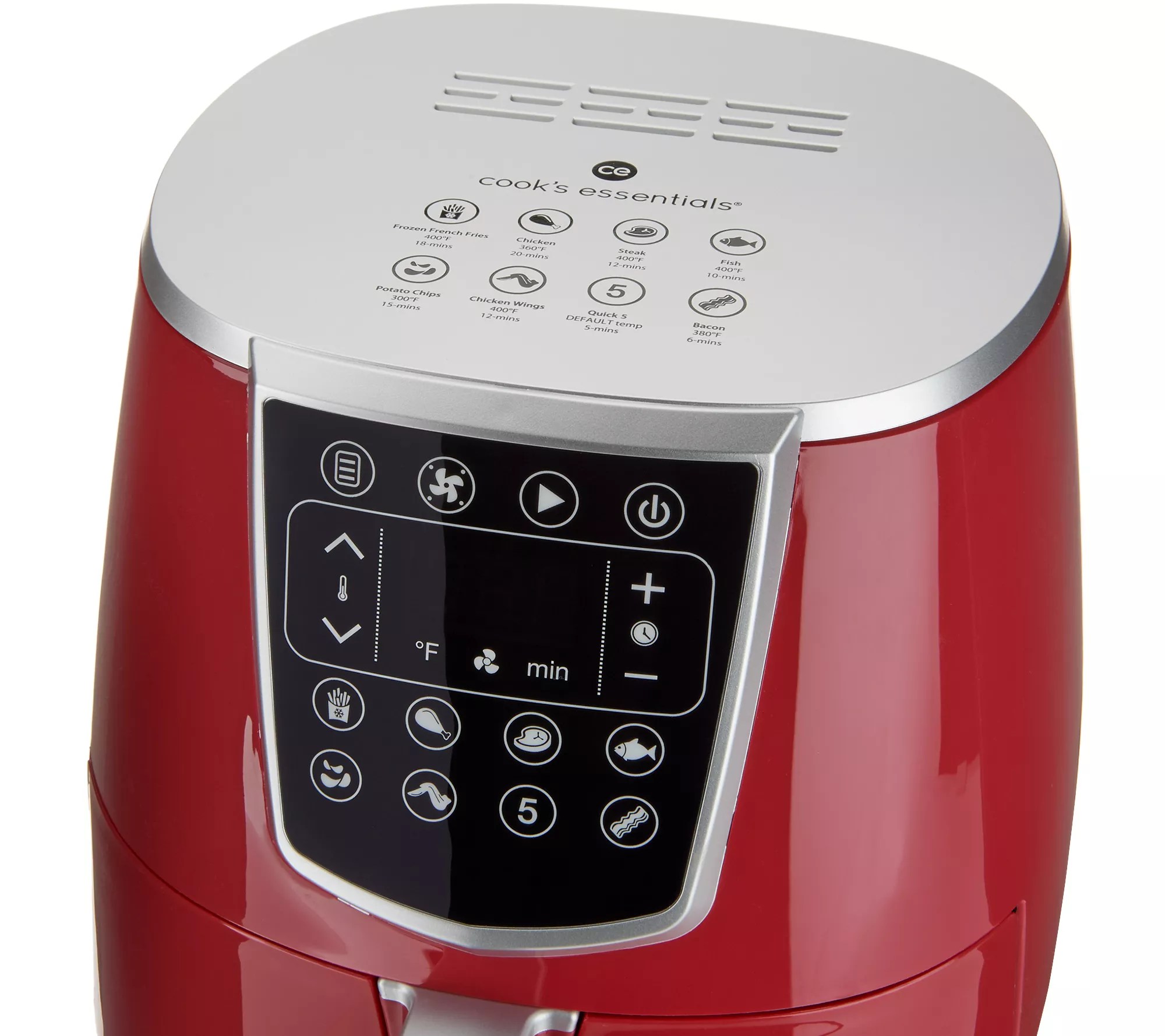 Cook's Essentials 4qt Digital Air Fryer with Pans