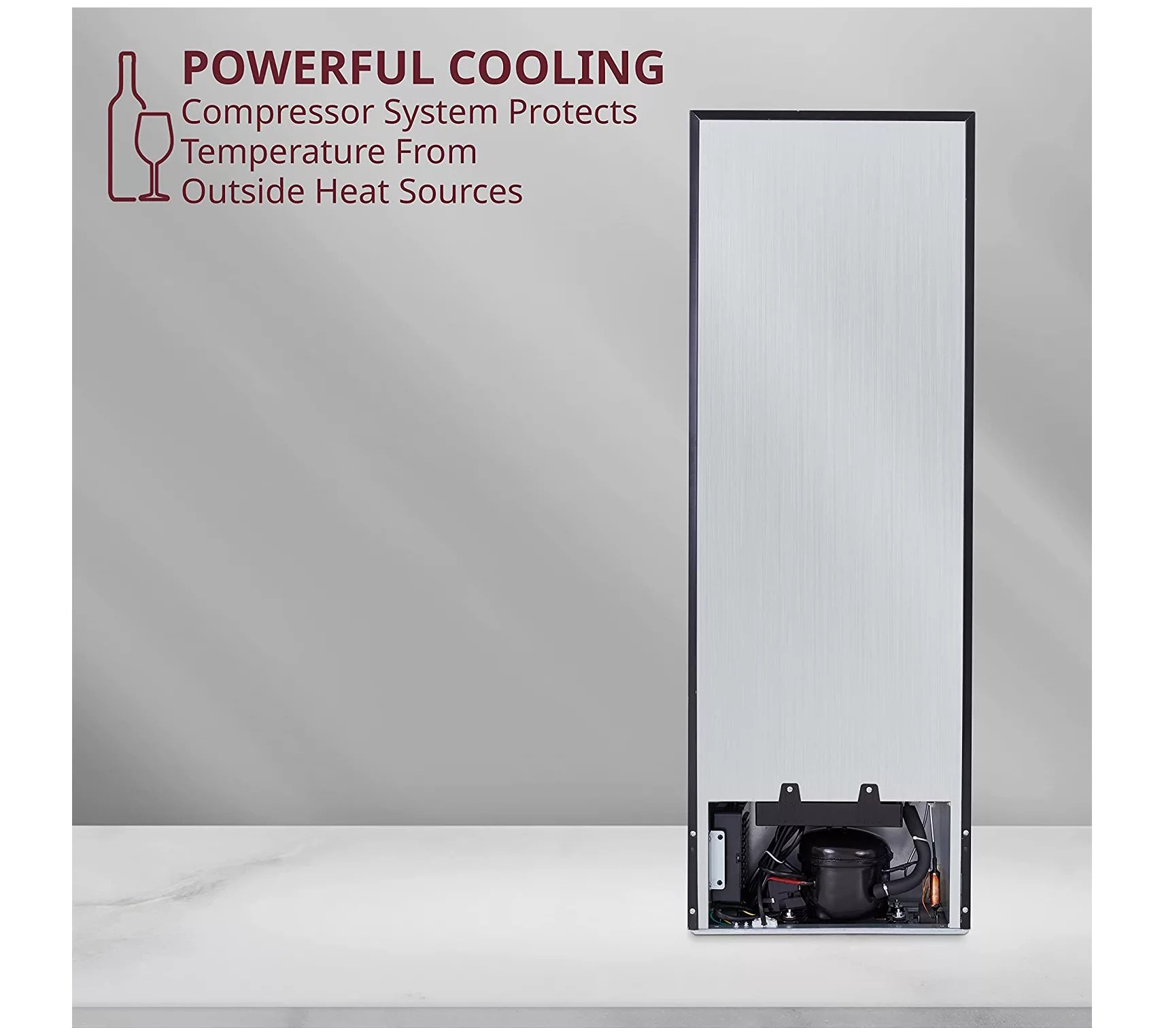 Schmecke 44Bottle Large Freestanding Wine Cool er