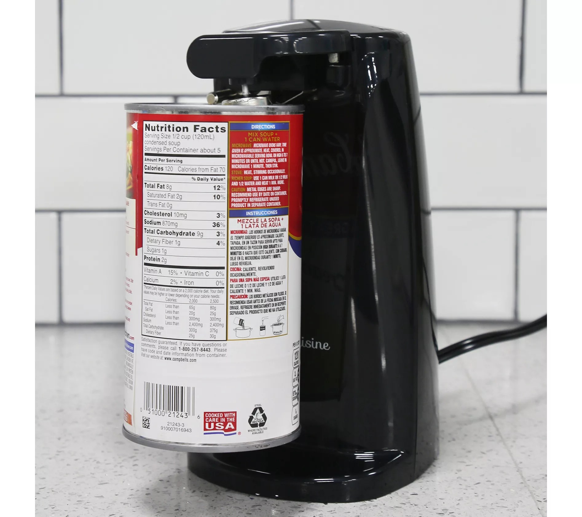 Elite Cuisine ExtraTall Deluxe Can Opener