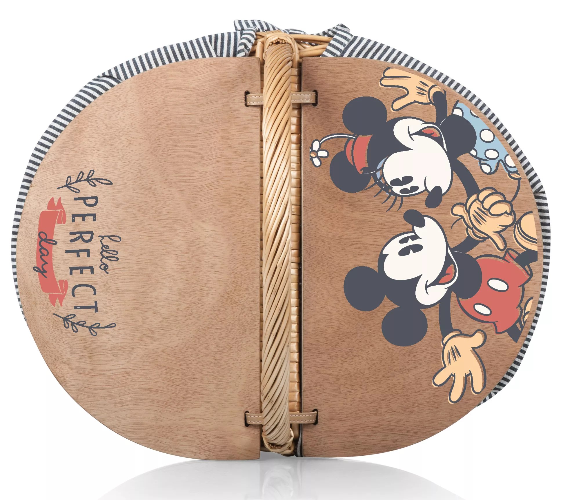 Picnic Time Mickey and Minnie Mouse Country Picnic Basket
