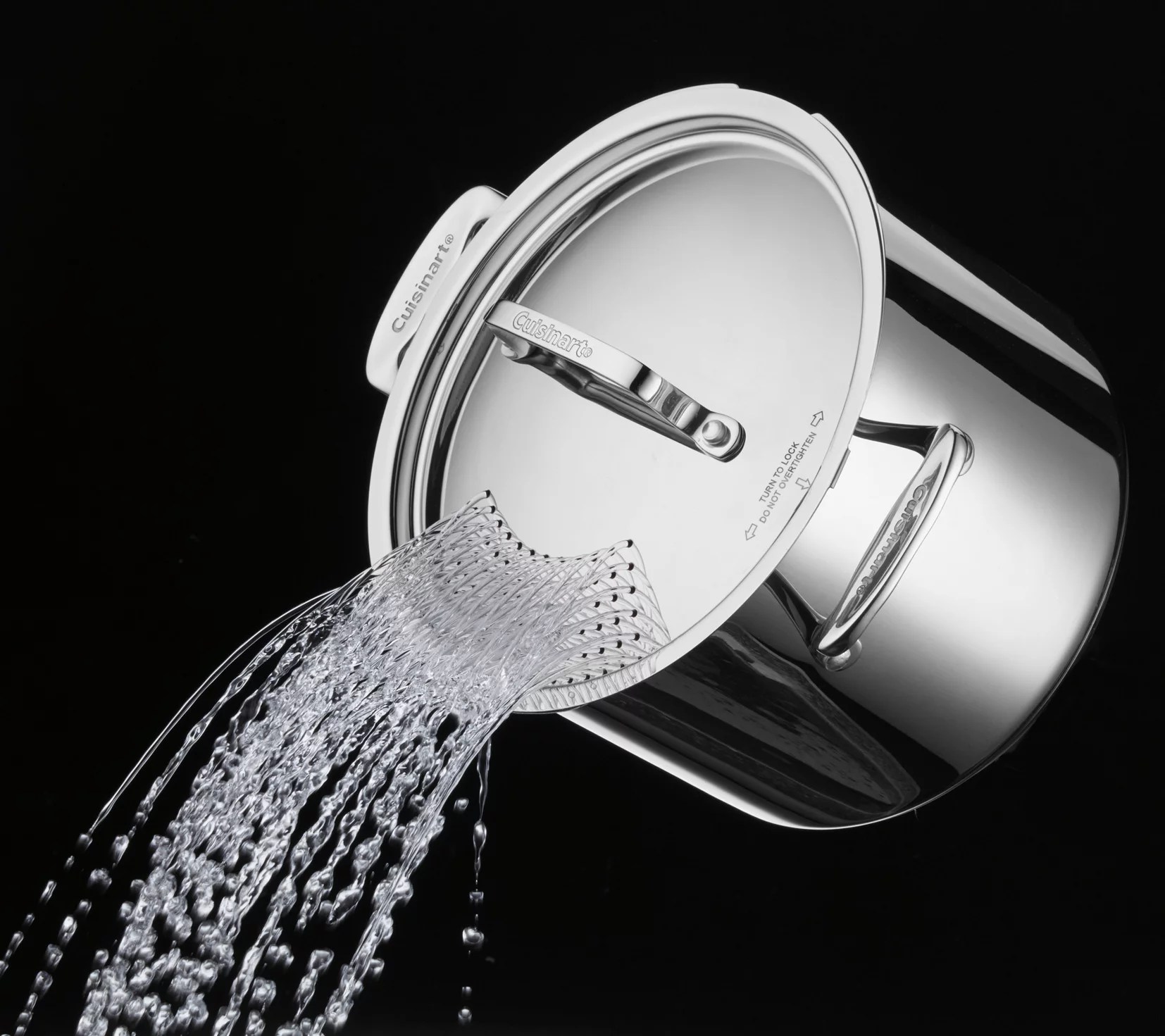 Cuisinart 6 Qt. Stainless Steel Pasta Pot w/ Straining Cover