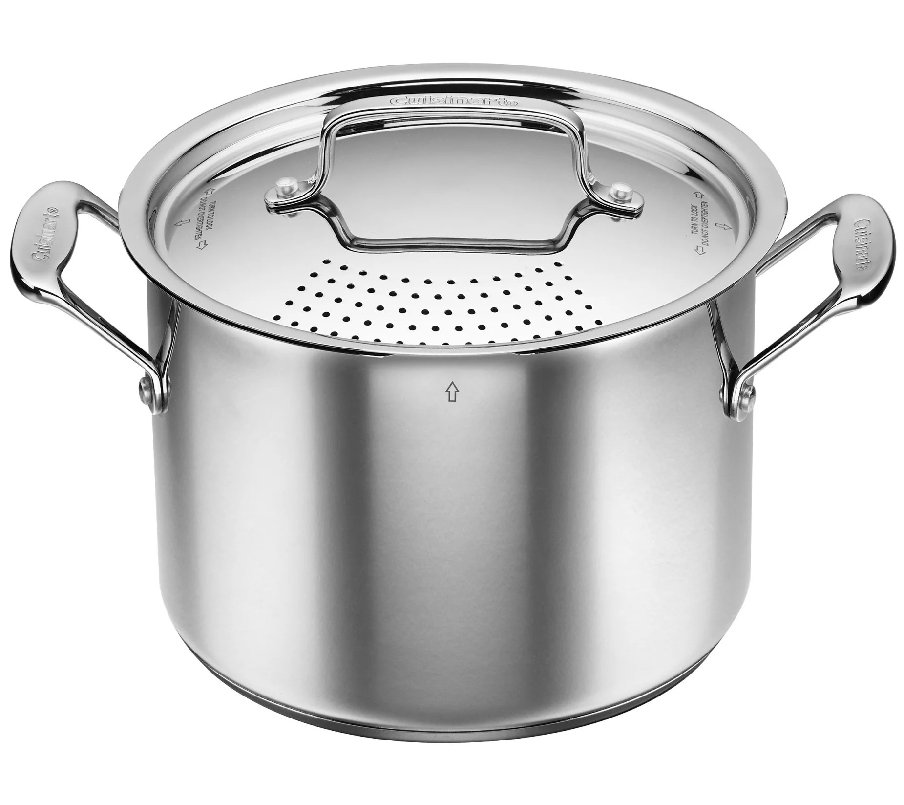 Cuisinart 6 Qt. Stainless Steel Pasta Pot w/ Straining Cover