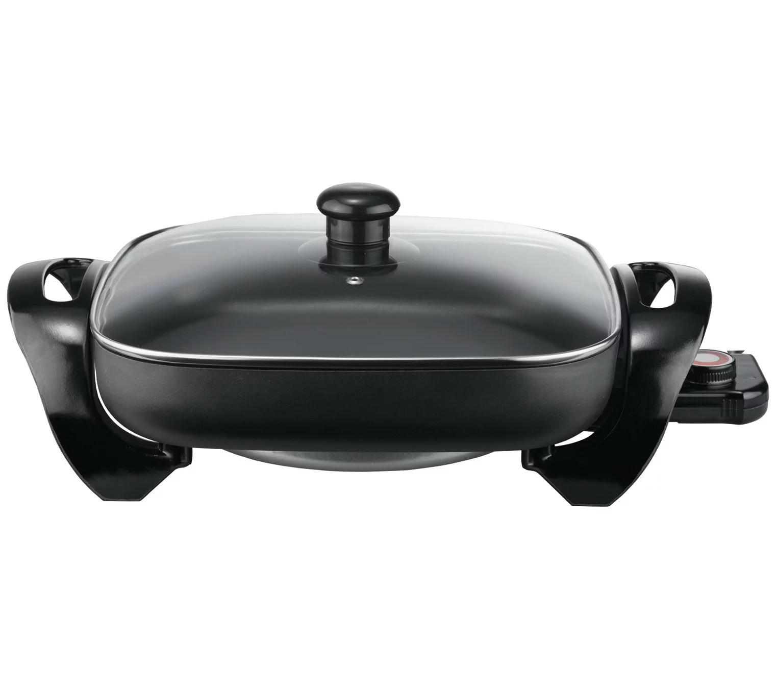 Brentwood 12in Nonstick Electric Skillet with Glass Lid