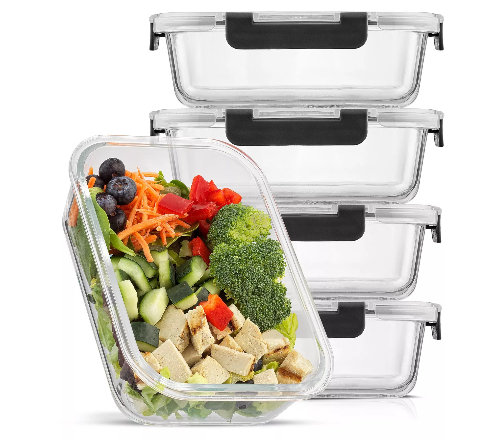 JoyJolt Food Prep Storage Containers Set of 5