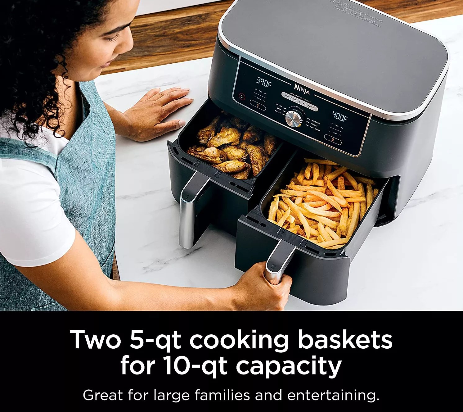 Ninja Foodi XL 6in1 DualZone Air Fryer