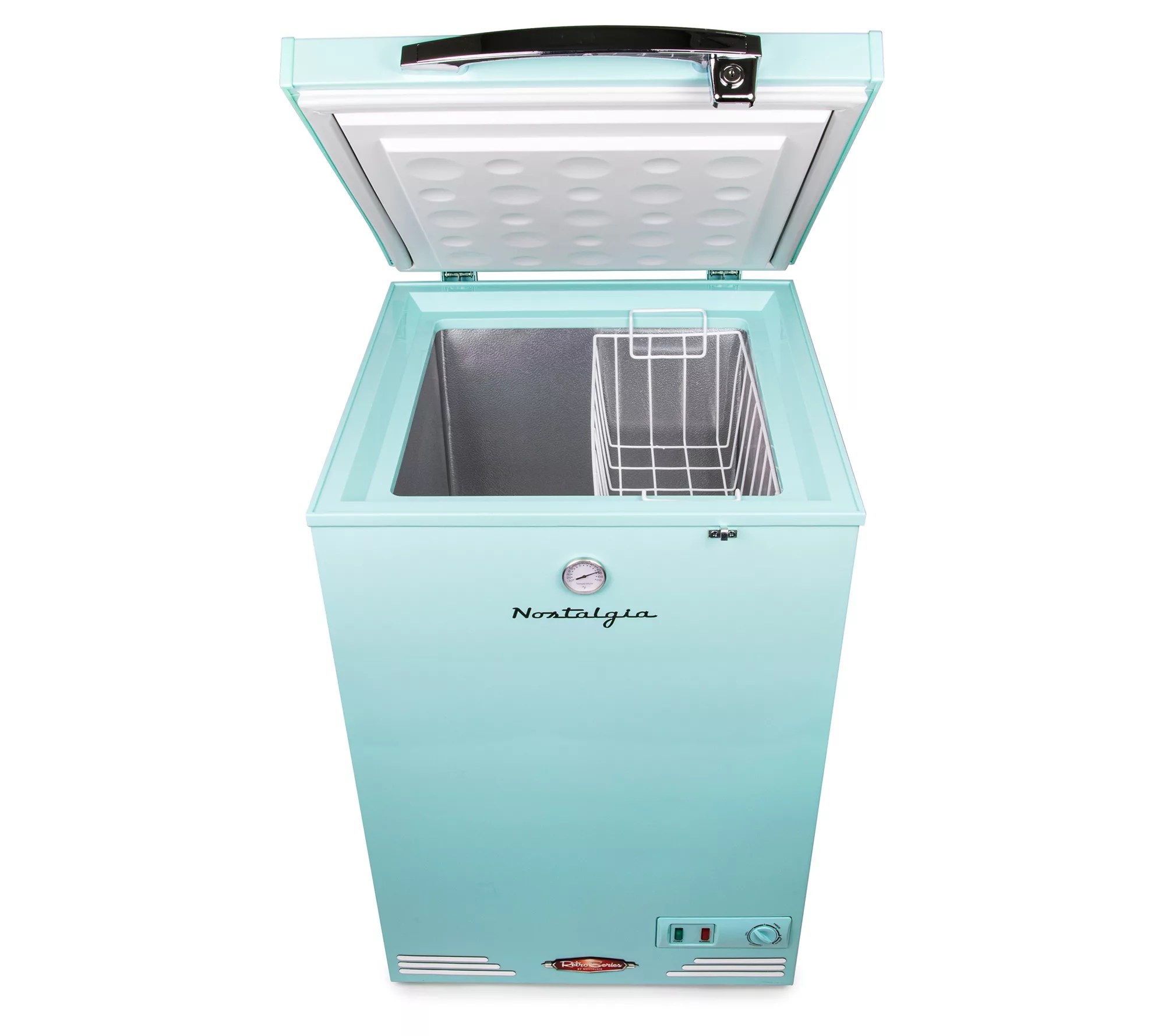 Nostalgia Classic Retro 3.5 Cu.Ft. Refrigerator/Chest Freezer