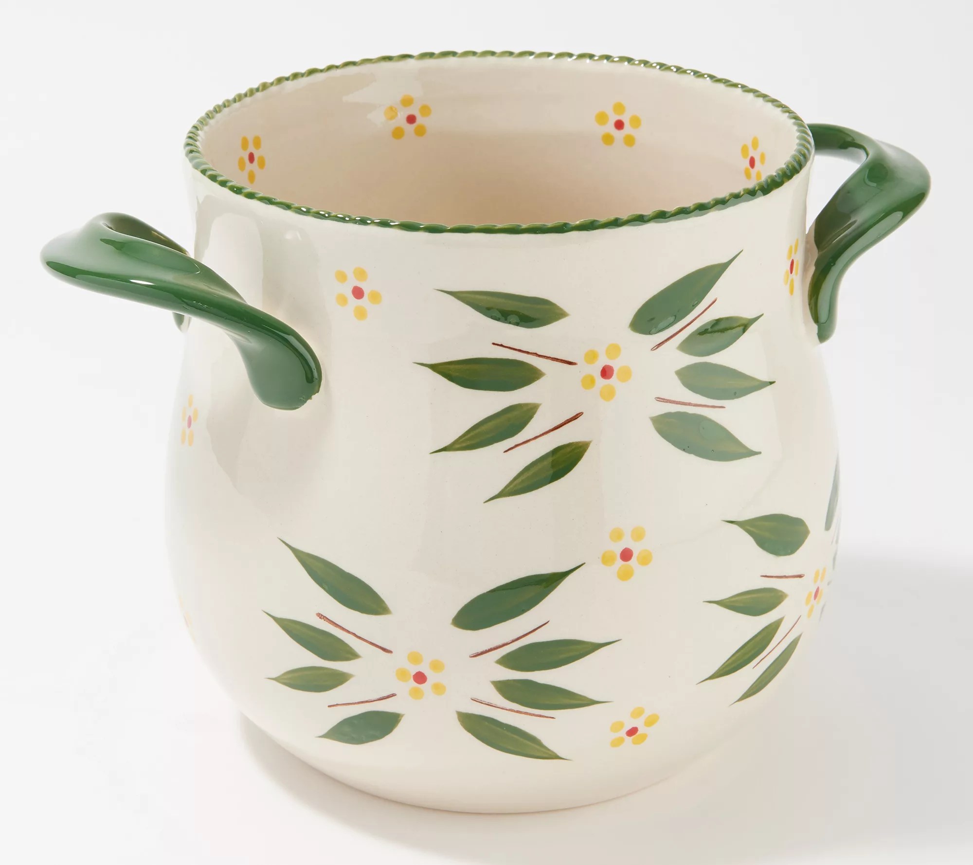 "As Is" Temptations Old World Supersize Utensil Crock