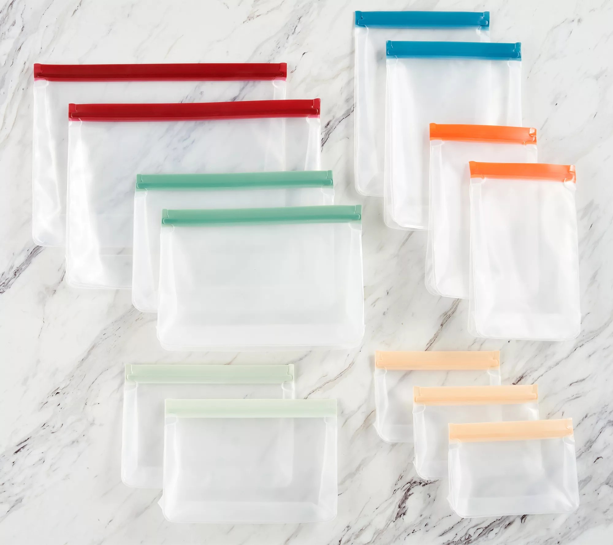 Ecolution 13Piece Reusable StandUp Food Storage Bags