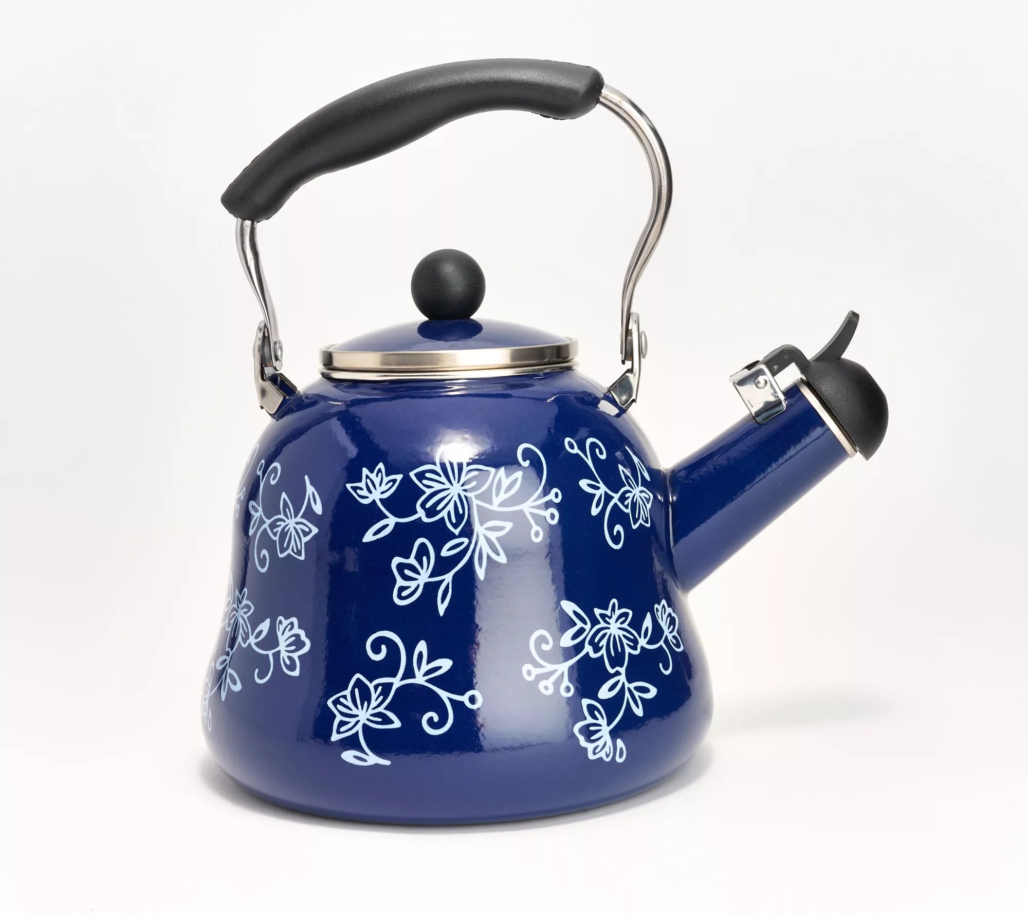 Temptations 2.3qt Enamel on Steel Tea Kettle