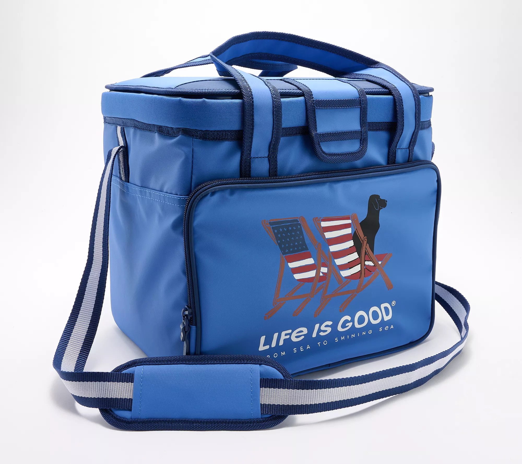 California Innovations X Life is Good 24 Can Zipperless Cooler Tote